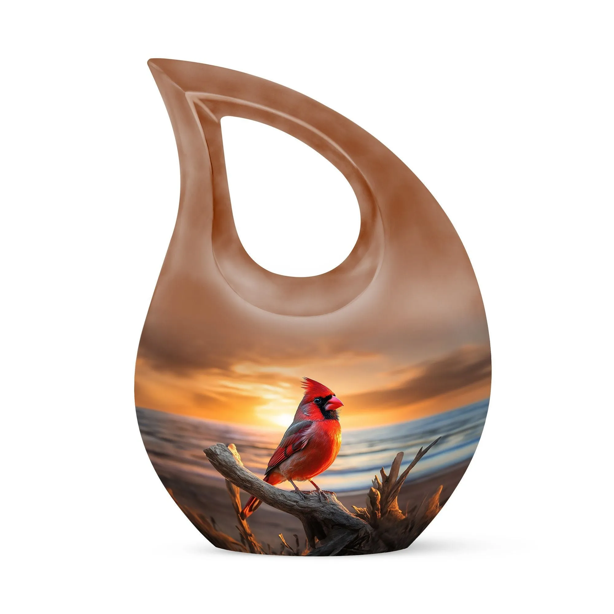 Cardinal Bird' Urn: Keepsake Cremation Urn For Human Ashes