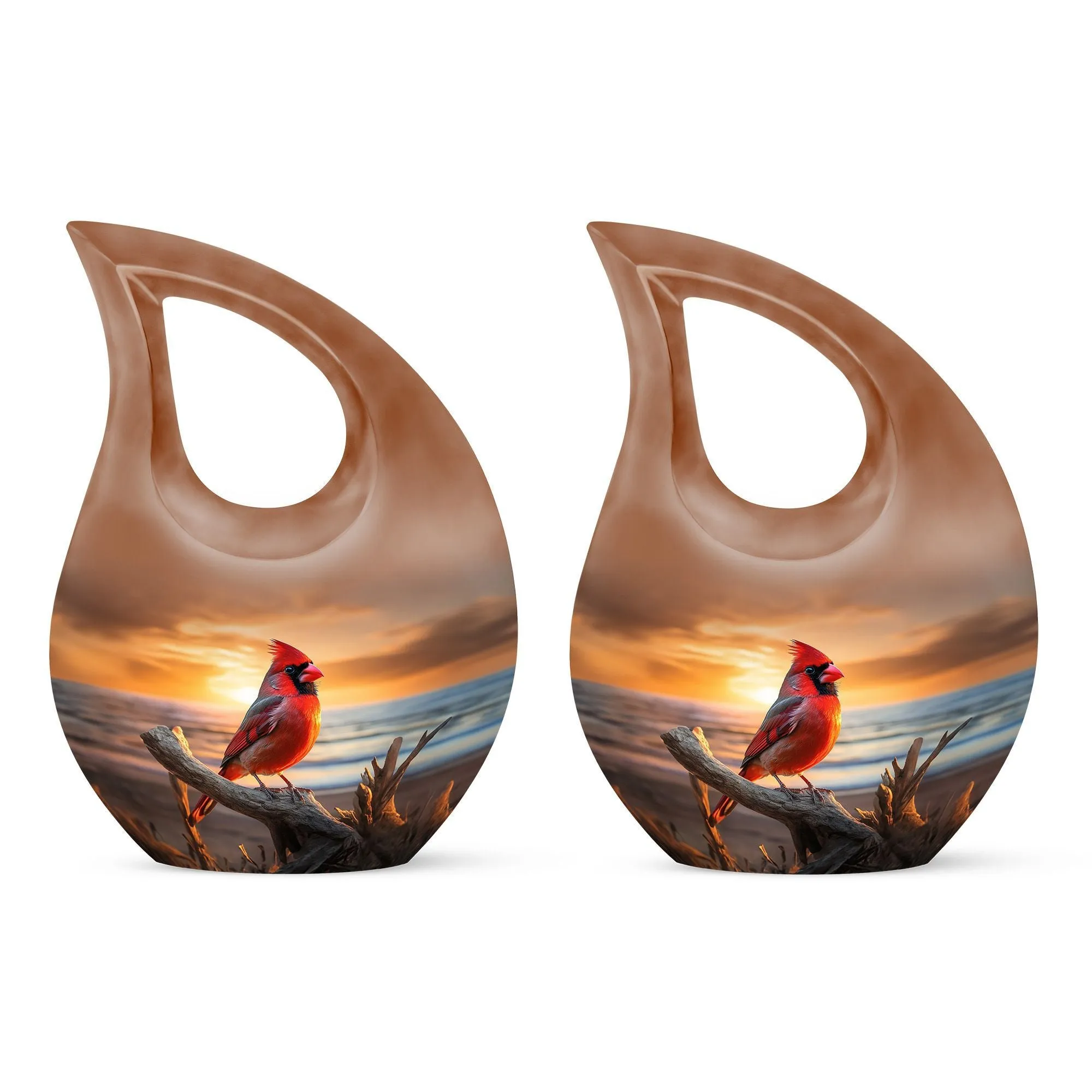 Cardinal Bird' Urn: Keepsake Cremation Urn For Human Ashes