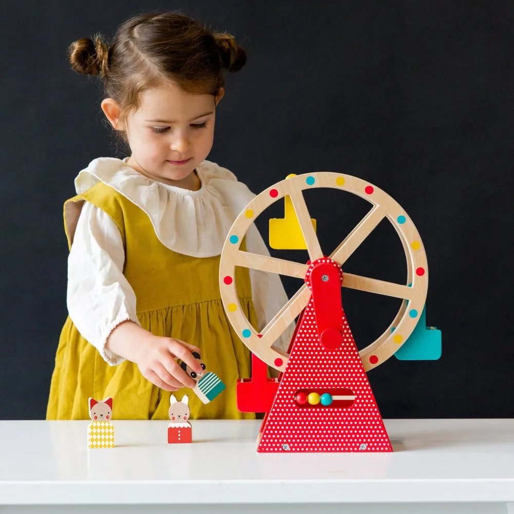 Carnival Playset Wood Ferris Wheel