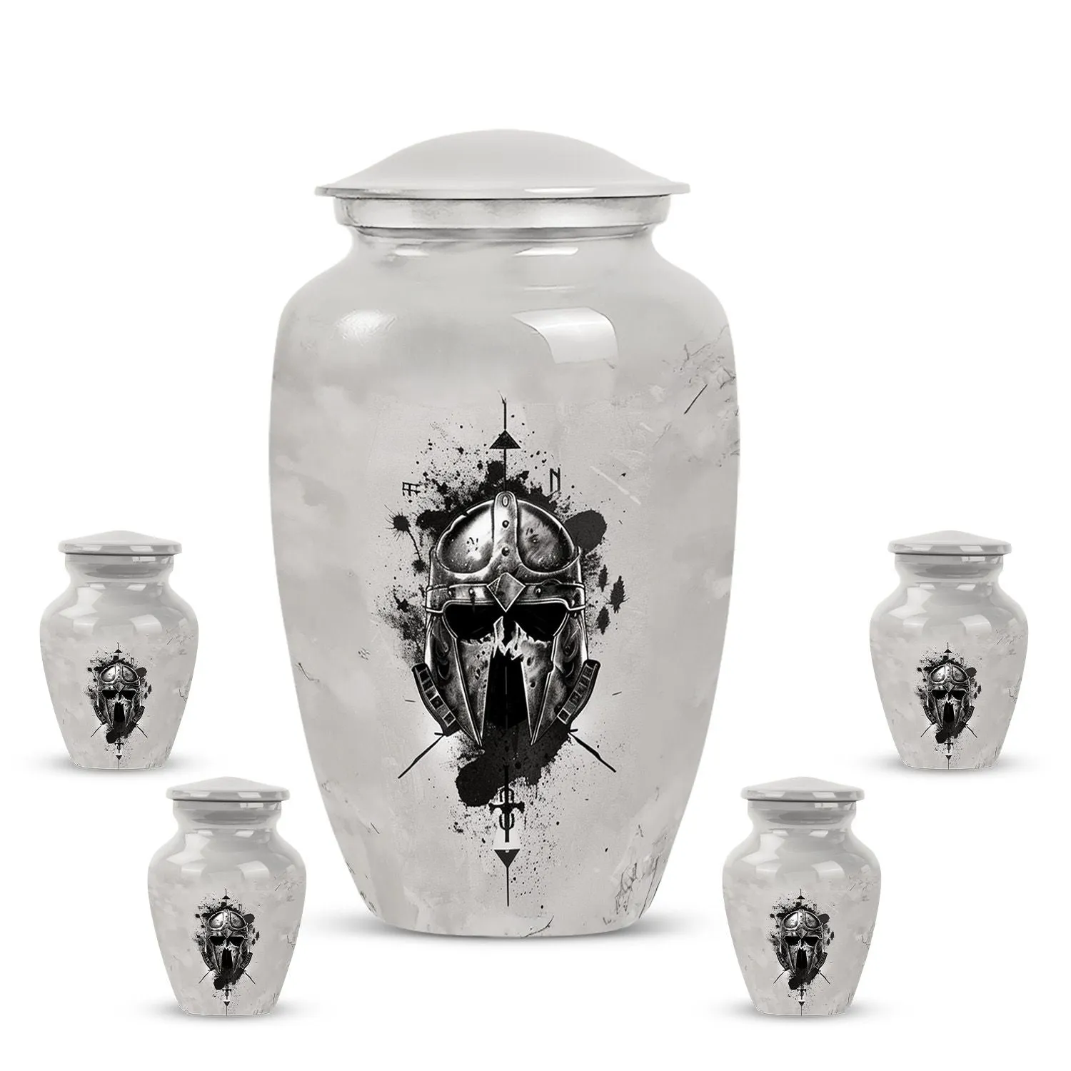 Catholic Commemoration: Prestigious Large Urn For Ashes