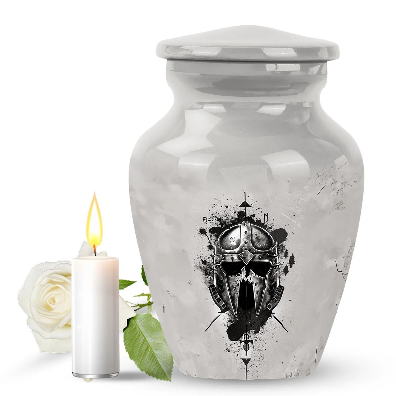 Catholic Commemoration: Prestigious Large Urn For Ashes