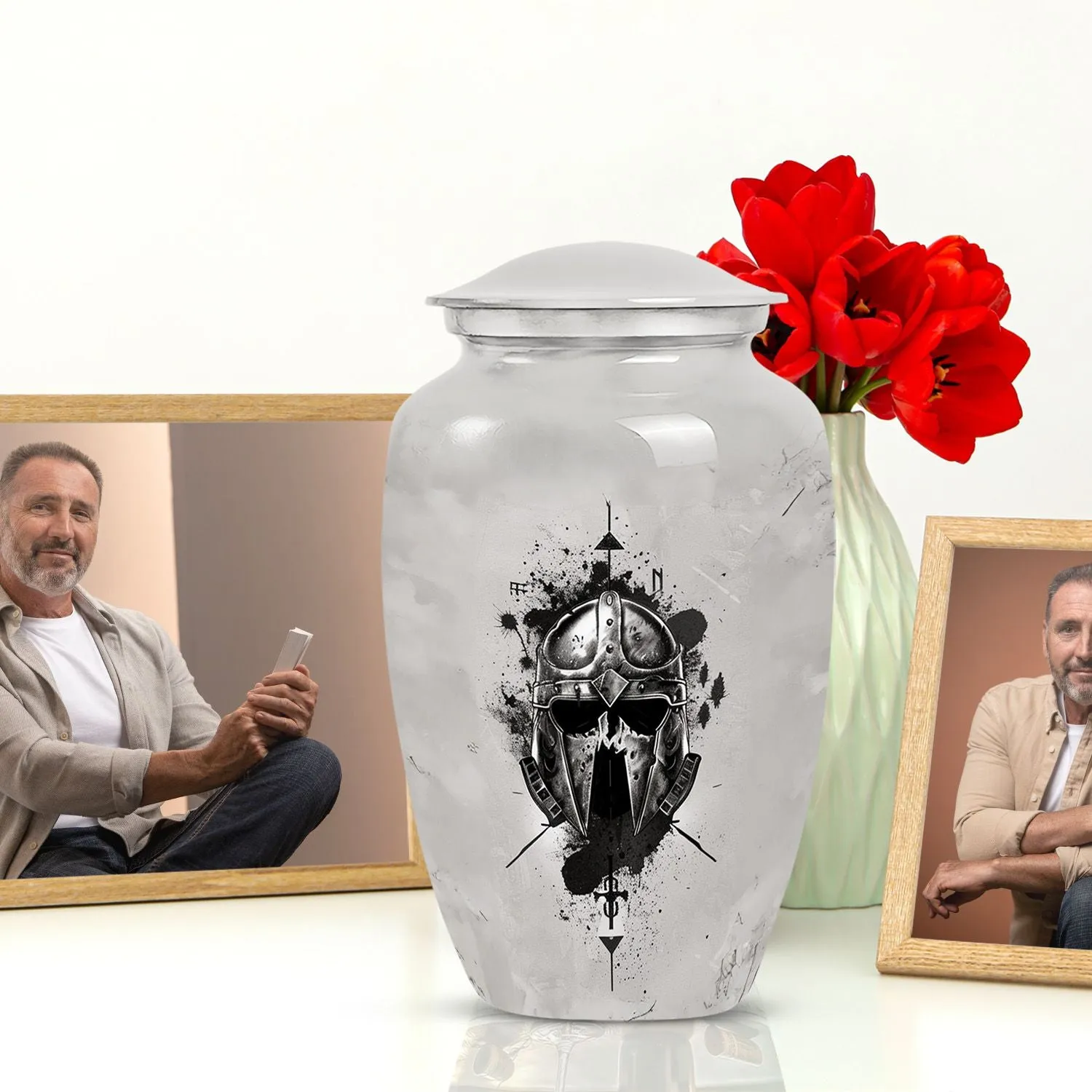 Catholic Commemoration: Prestigious Large Urn For Ashes