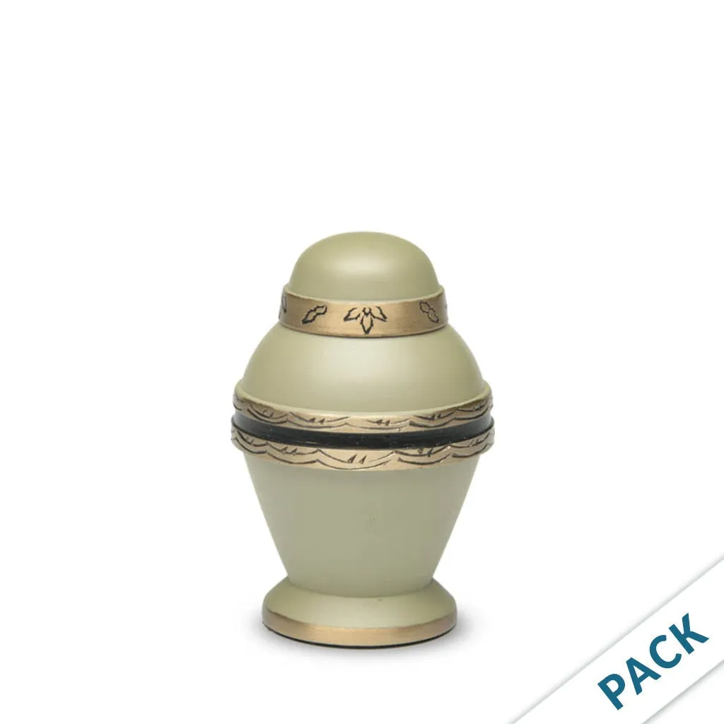 CLEARANCE ~ KEEPSAKE Brass Urn -1962- Dome Top - Pack of 10