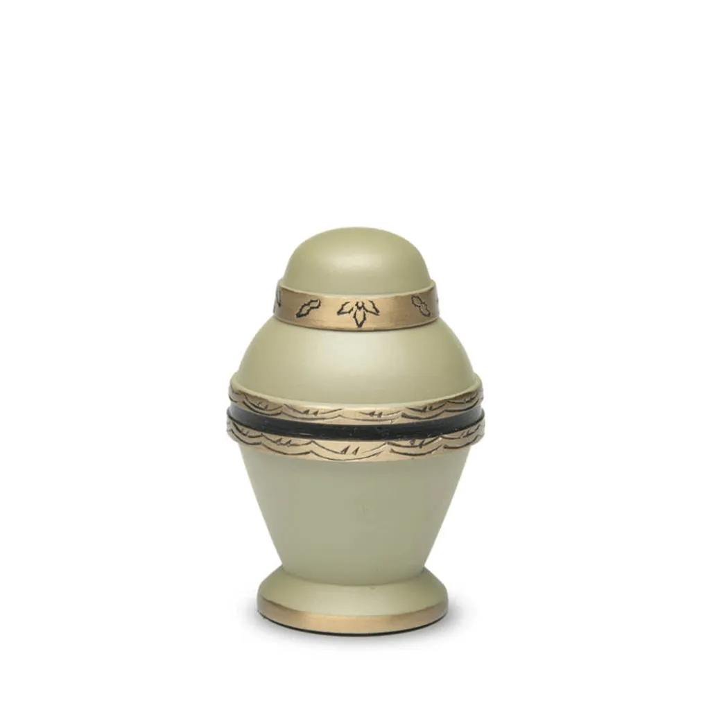 CLEARANCE ~ KEEPSAKE Brass Urn -1962- Dome Top