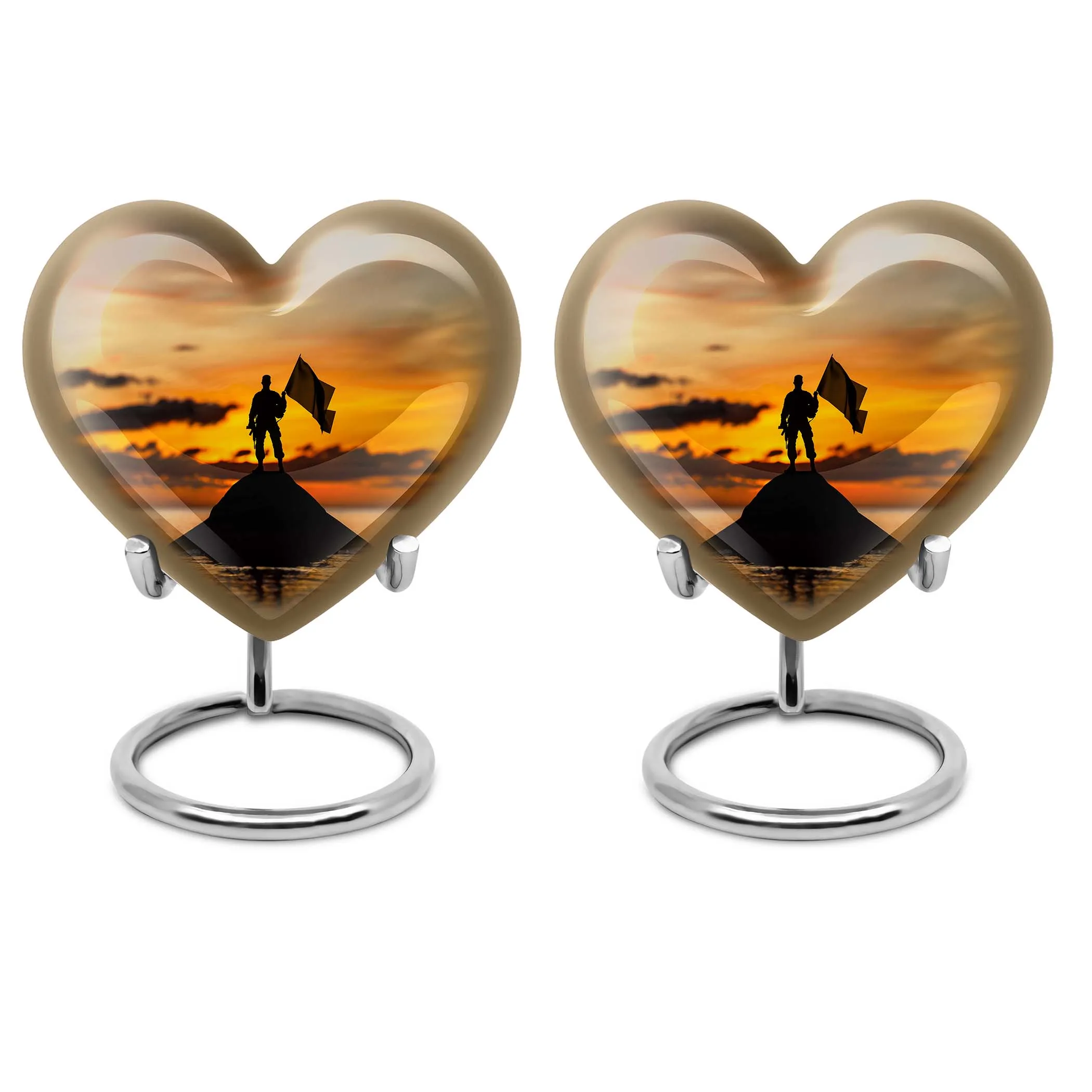 Commemorative Military Cremation Urn: Heartfelt Medium Urn