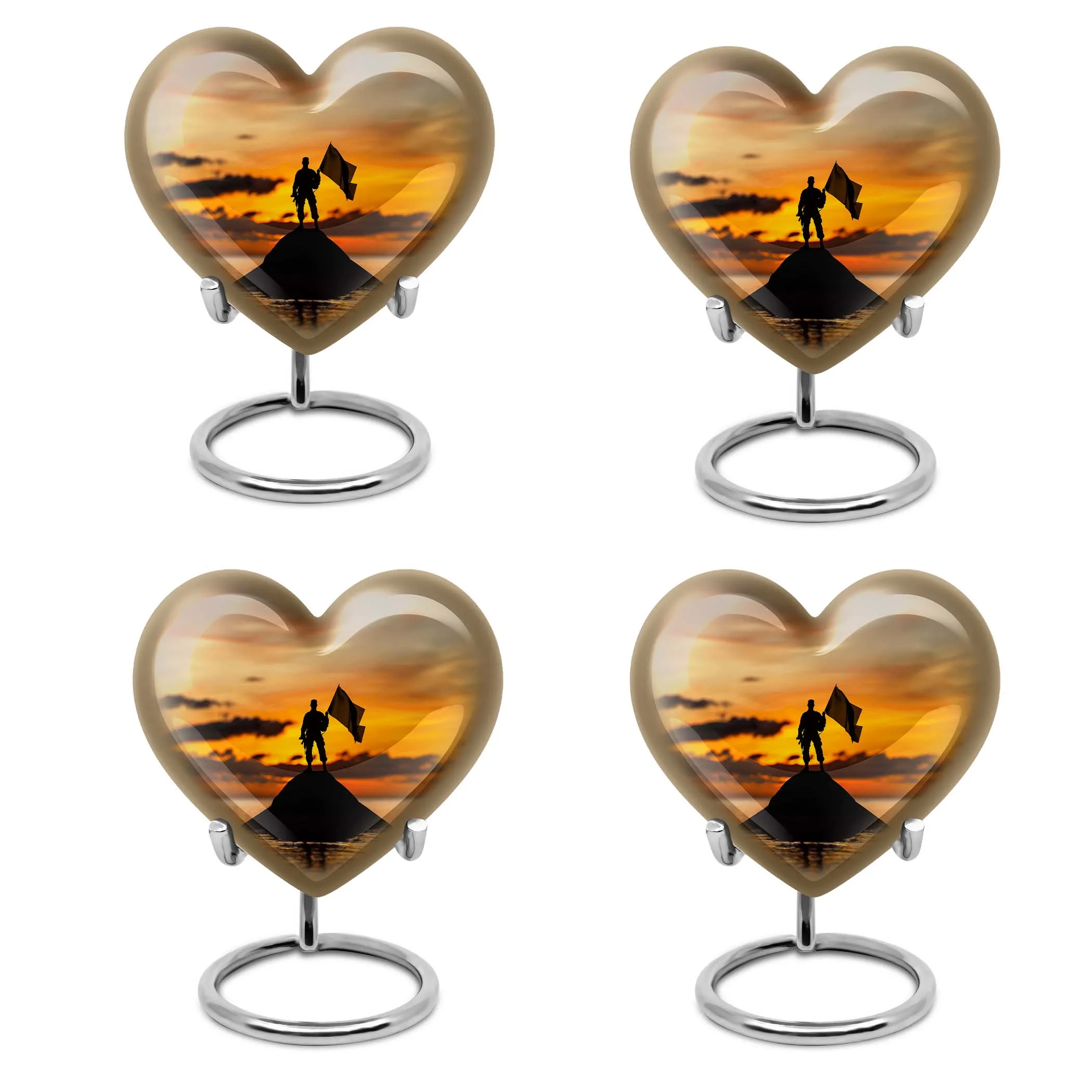 Commemorative Military Cremation Urn: Heartfelt Medium Urn