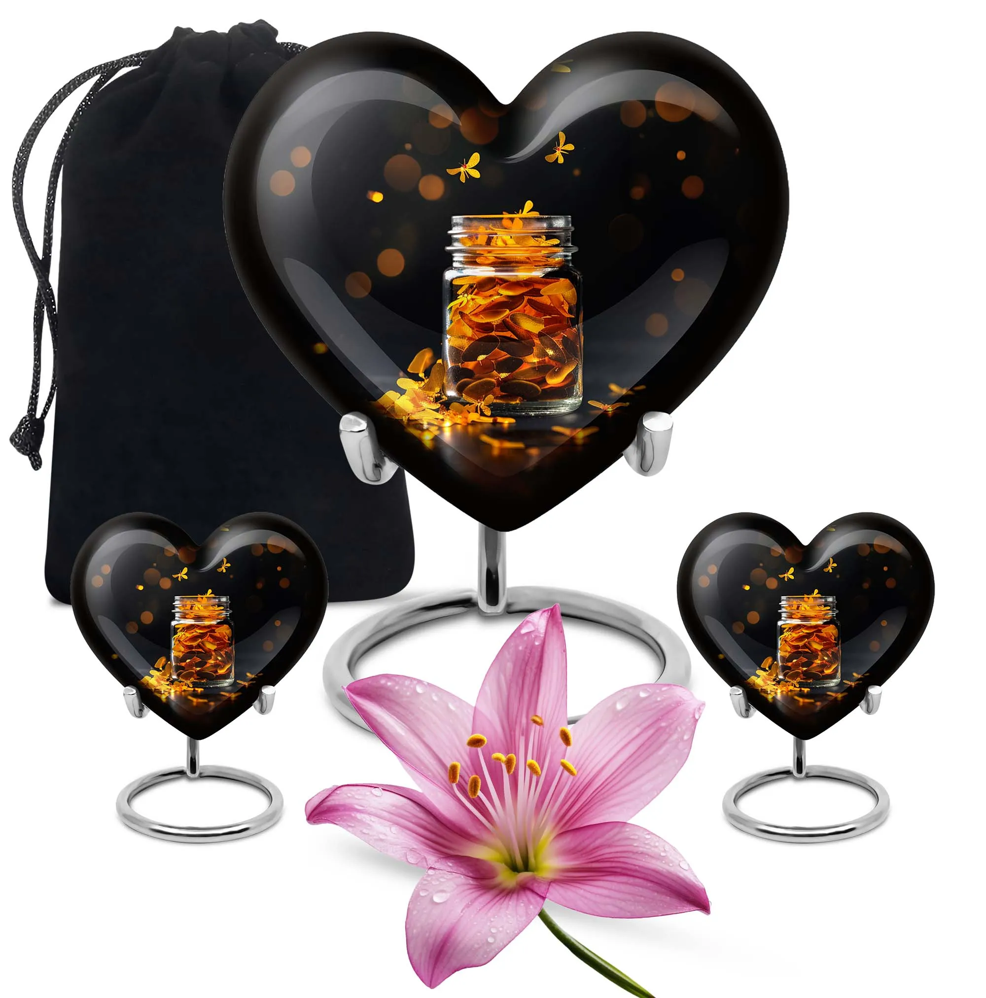 Compassionate Embrace: Honoring the Departed with Honey pot