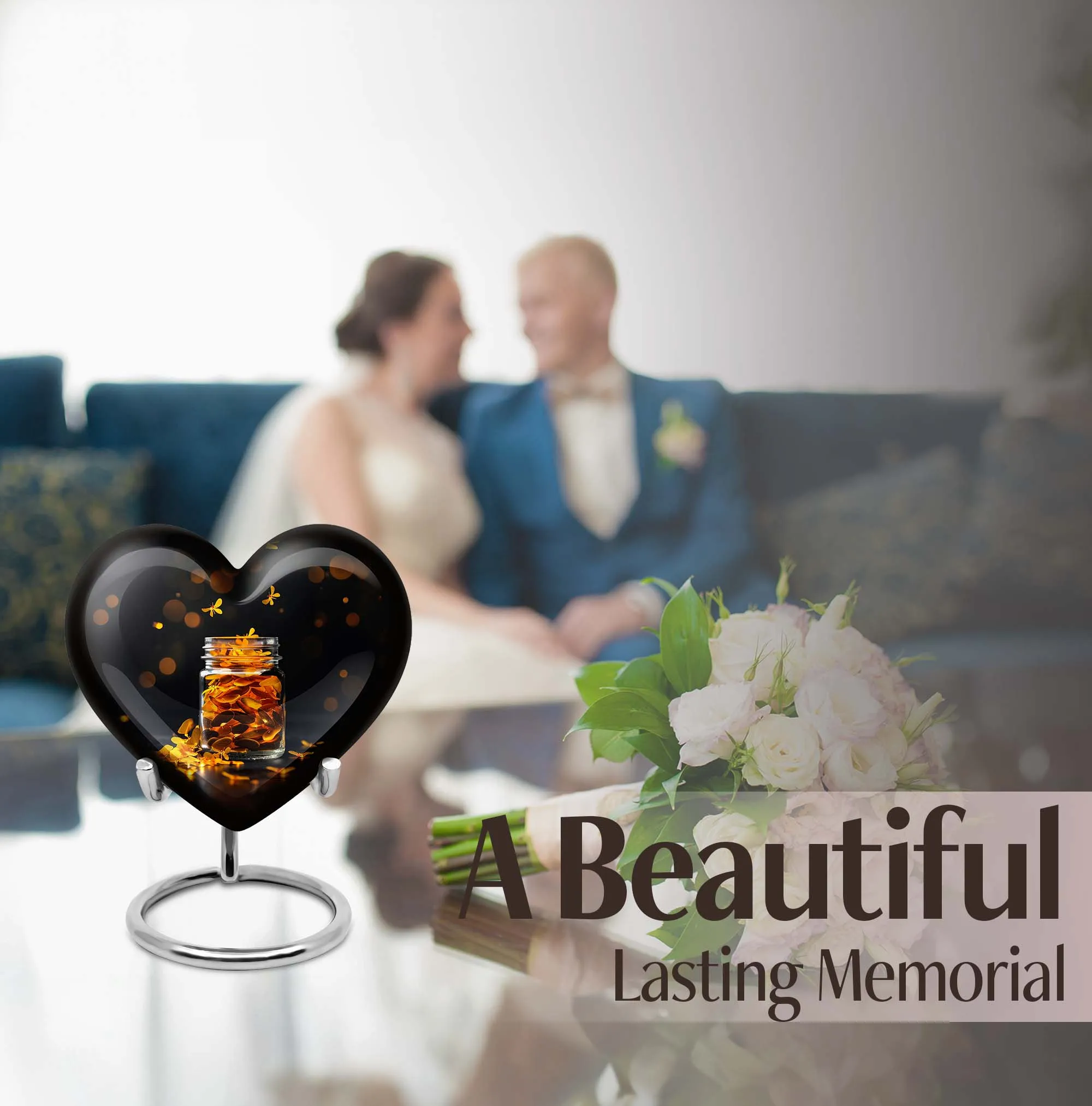 Compassionate Embrace: Honoring the Departed with Honey pot