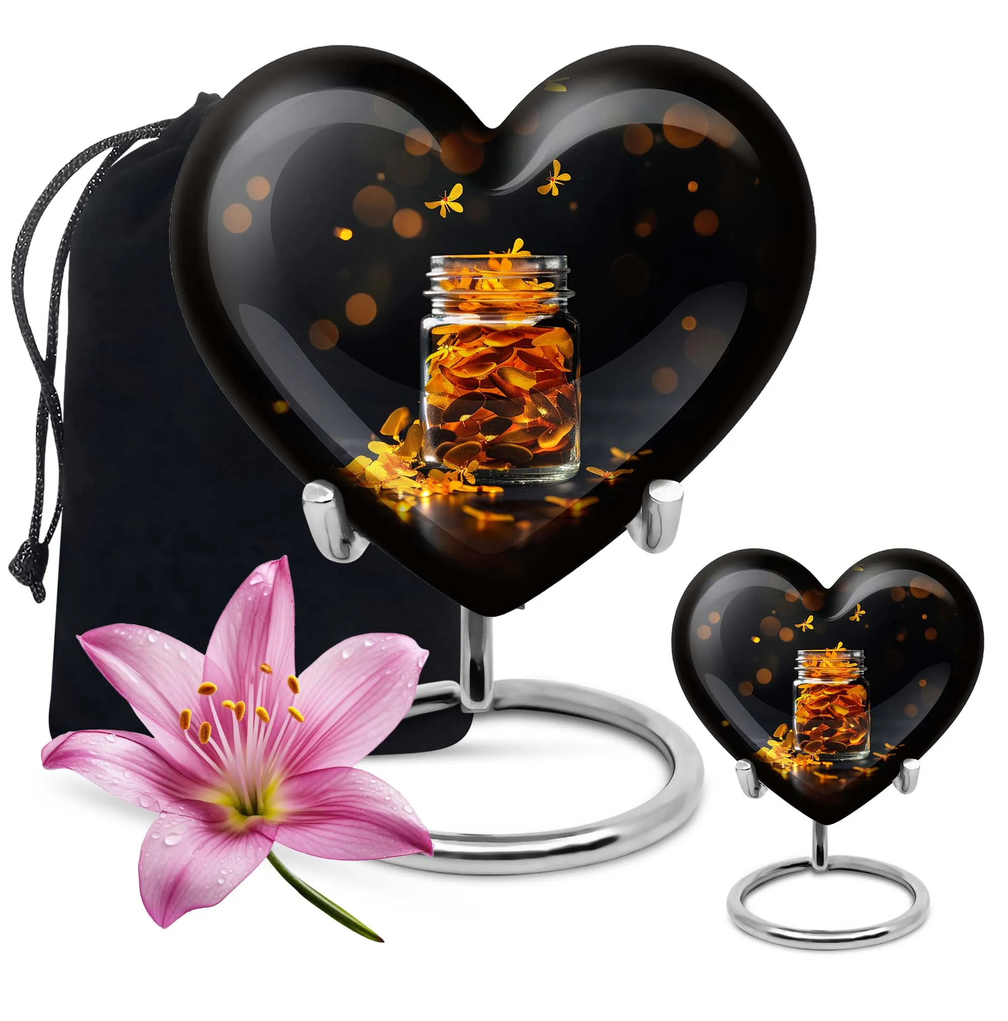 Compassionate Embrace: Honoring the Departed with Honey pot