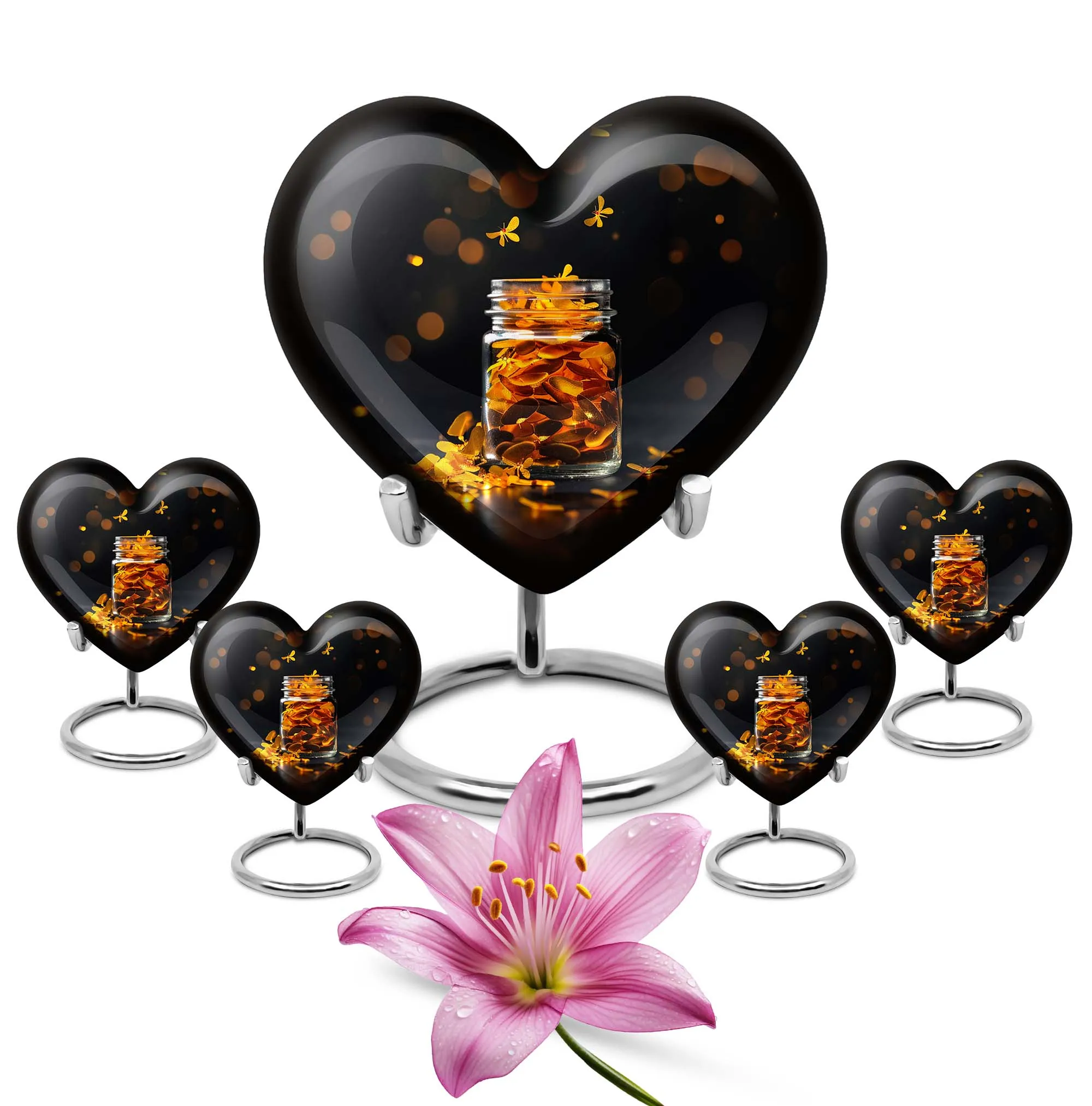Compassionate Embrace: Honoring the Departed with Honey pot