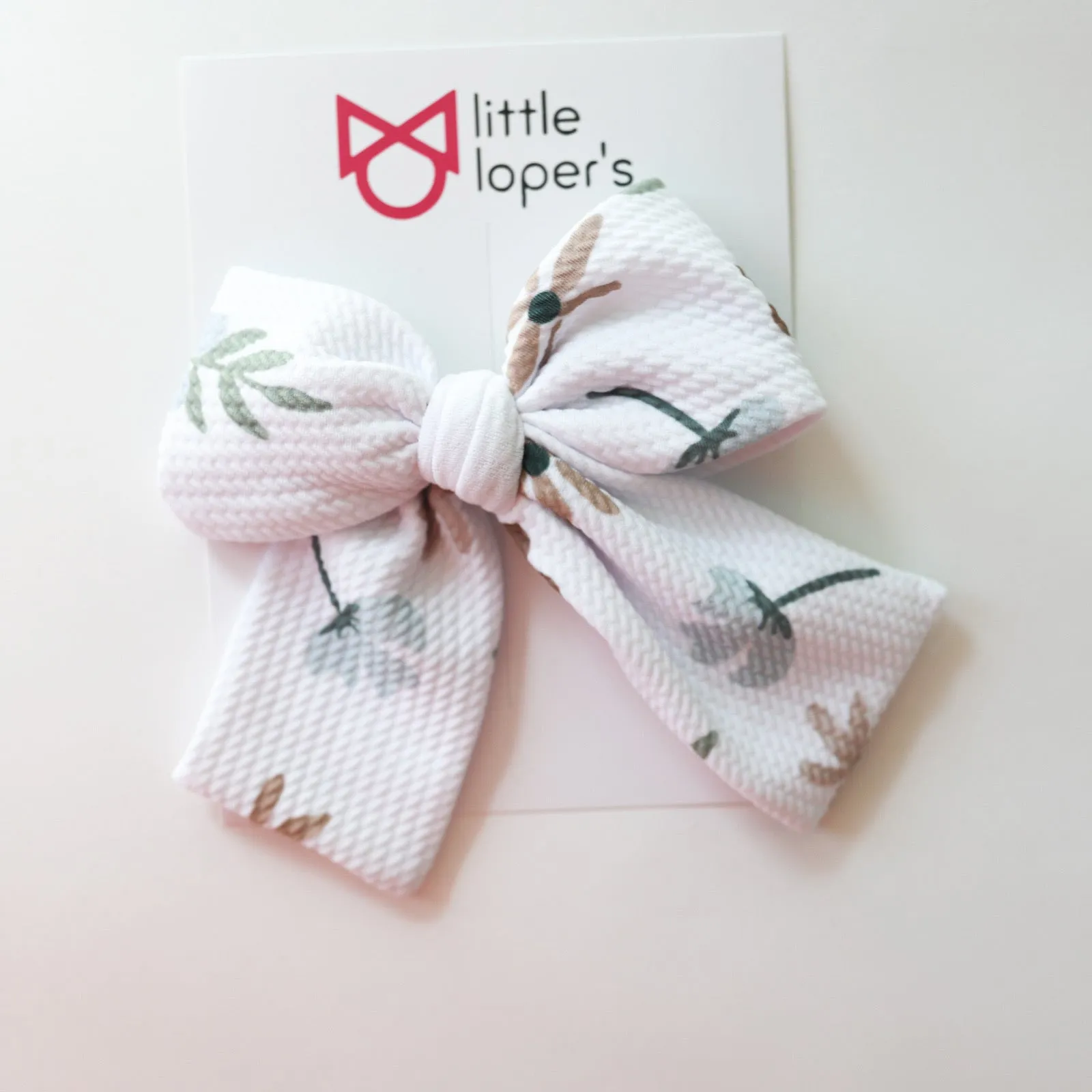 Cozy Neutrals Party Bow