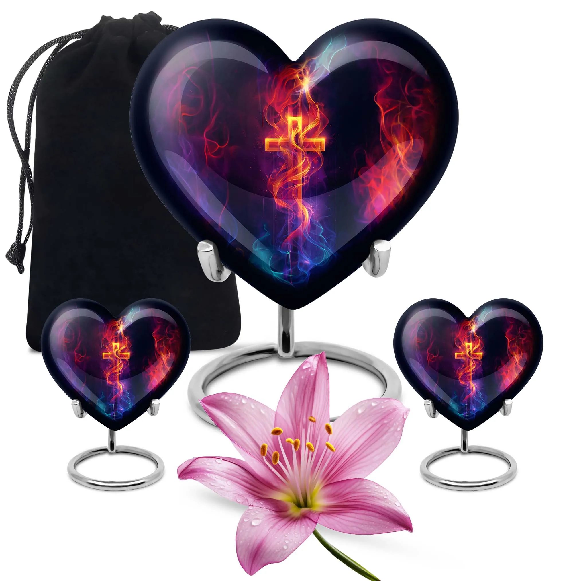 Cross Urn: Exquisite Memorial Urn for Men - Cremation Keepsake
