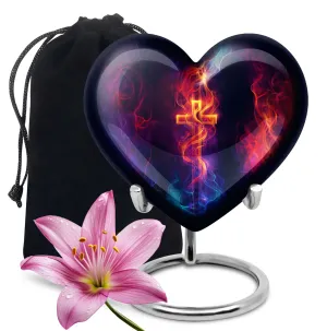 Cross Urn: Exquisite Memorial Urn for Men - Cremation Keepsake