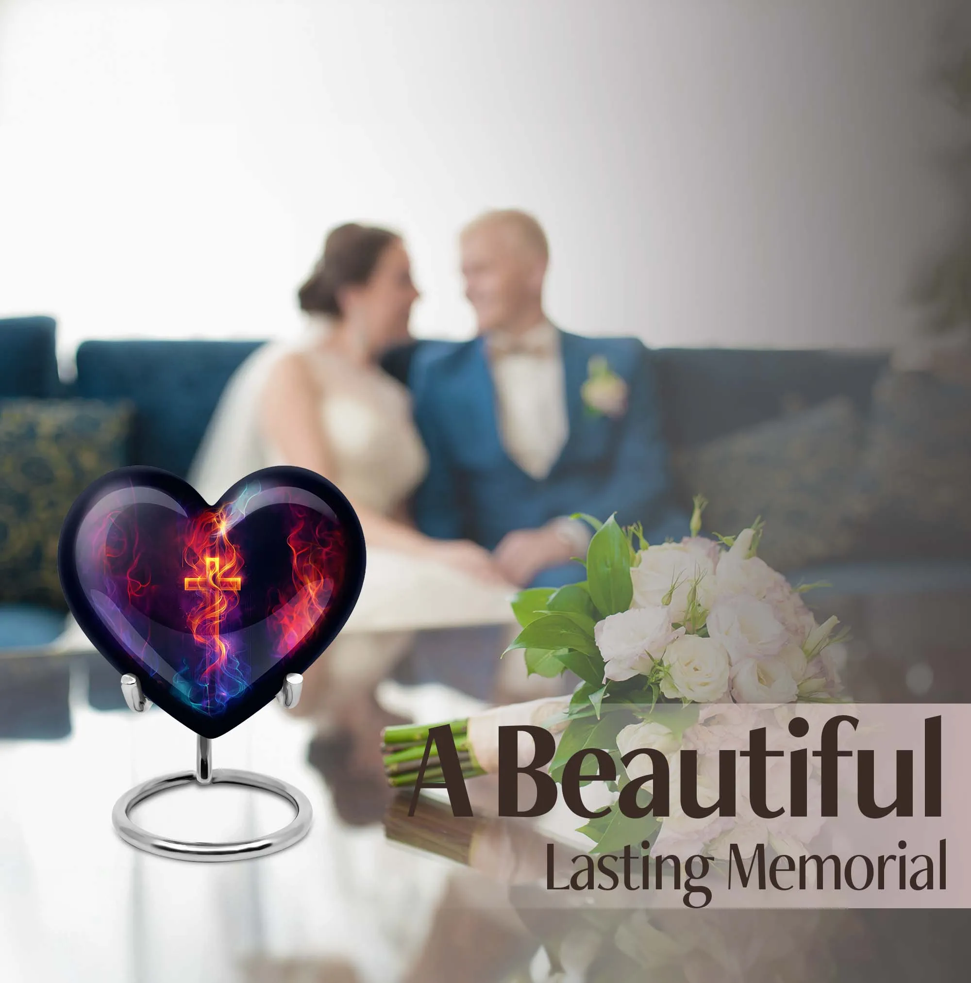 Cross Urn: Exquisite Memorial Urn for Men - Cremation Keepsake