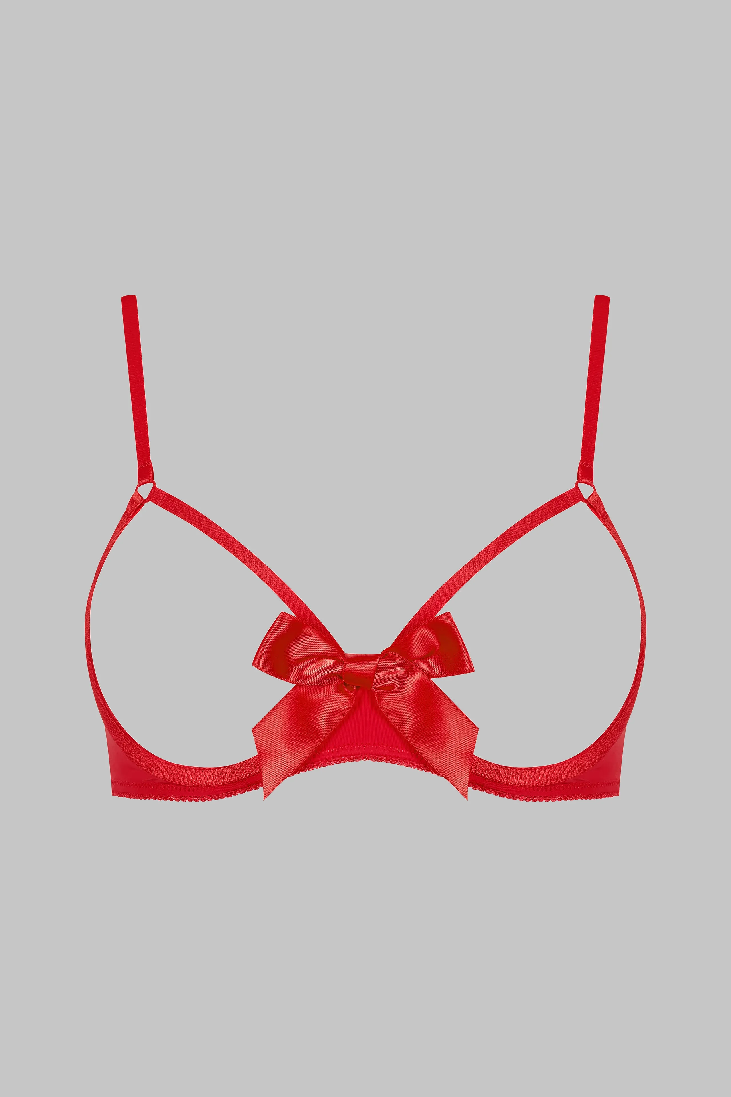 Cupless bra with bow - Le Petit Secret