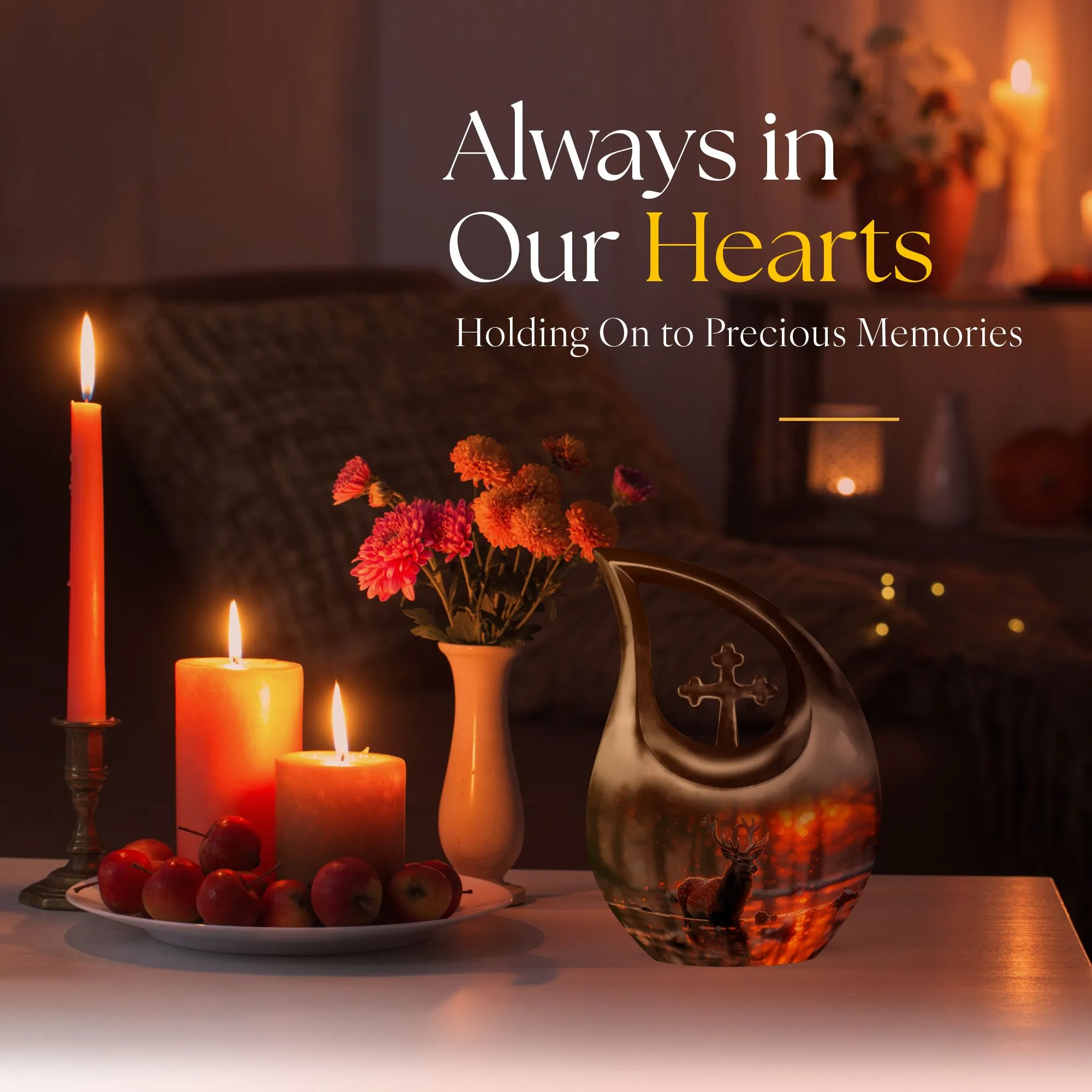 Dee Cremation Urn, Small Keepsake Urn For Human Ashes