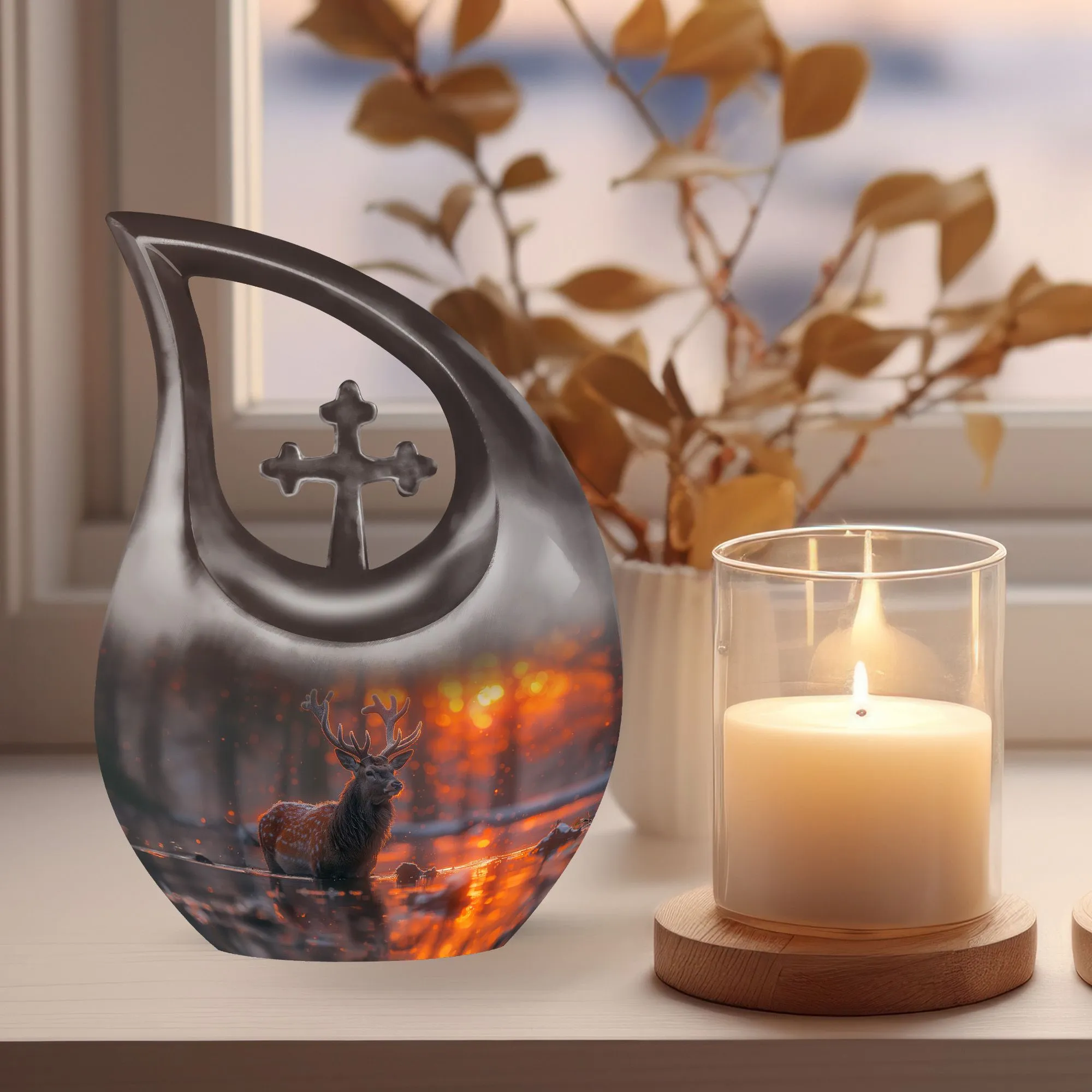 Dee Cremation Urn, Small Keepsake Urn For Human Ashes