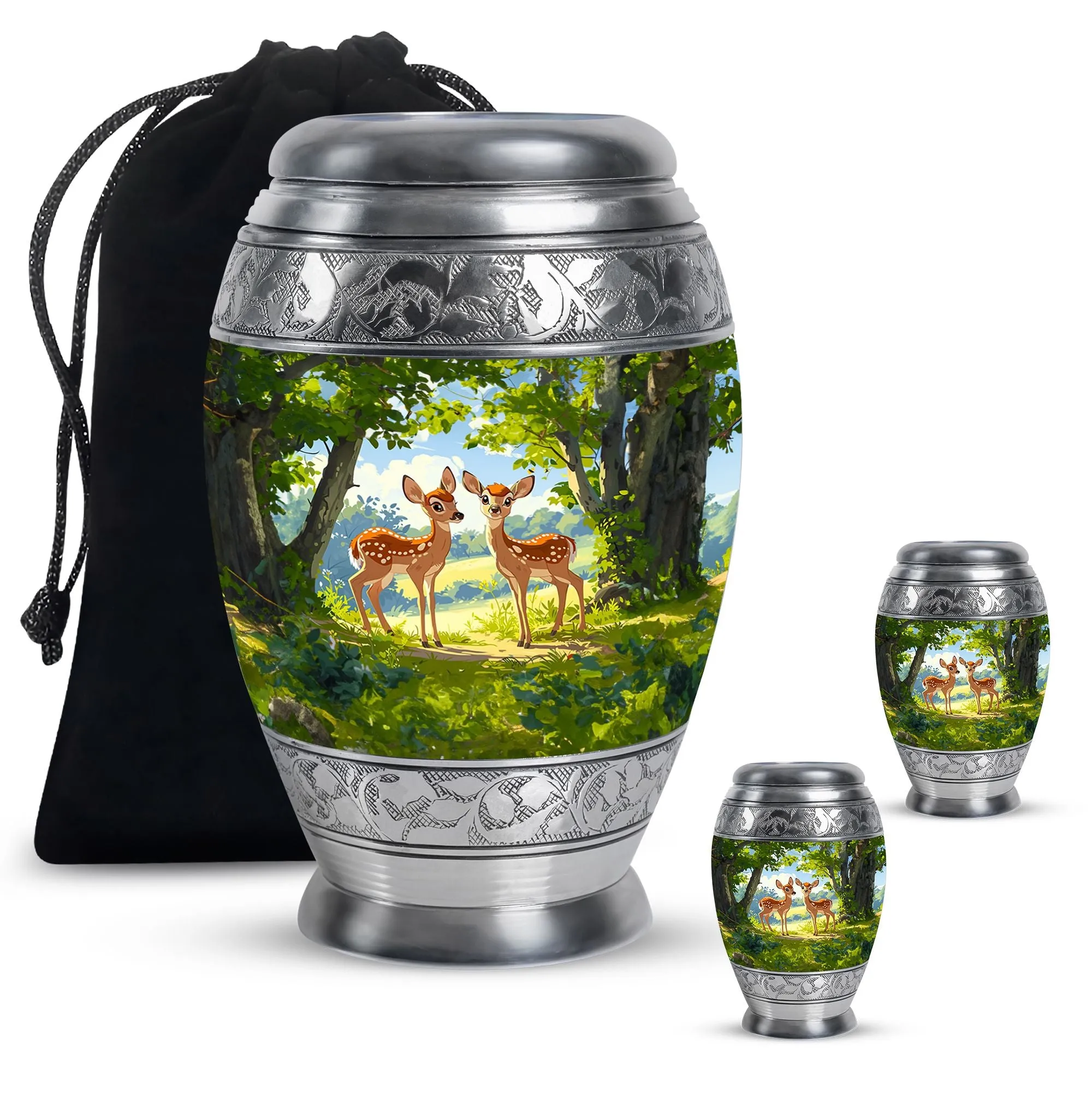 Deer Cremation Urns For Ashes Adult Male Large Memorial & Funeral Urn