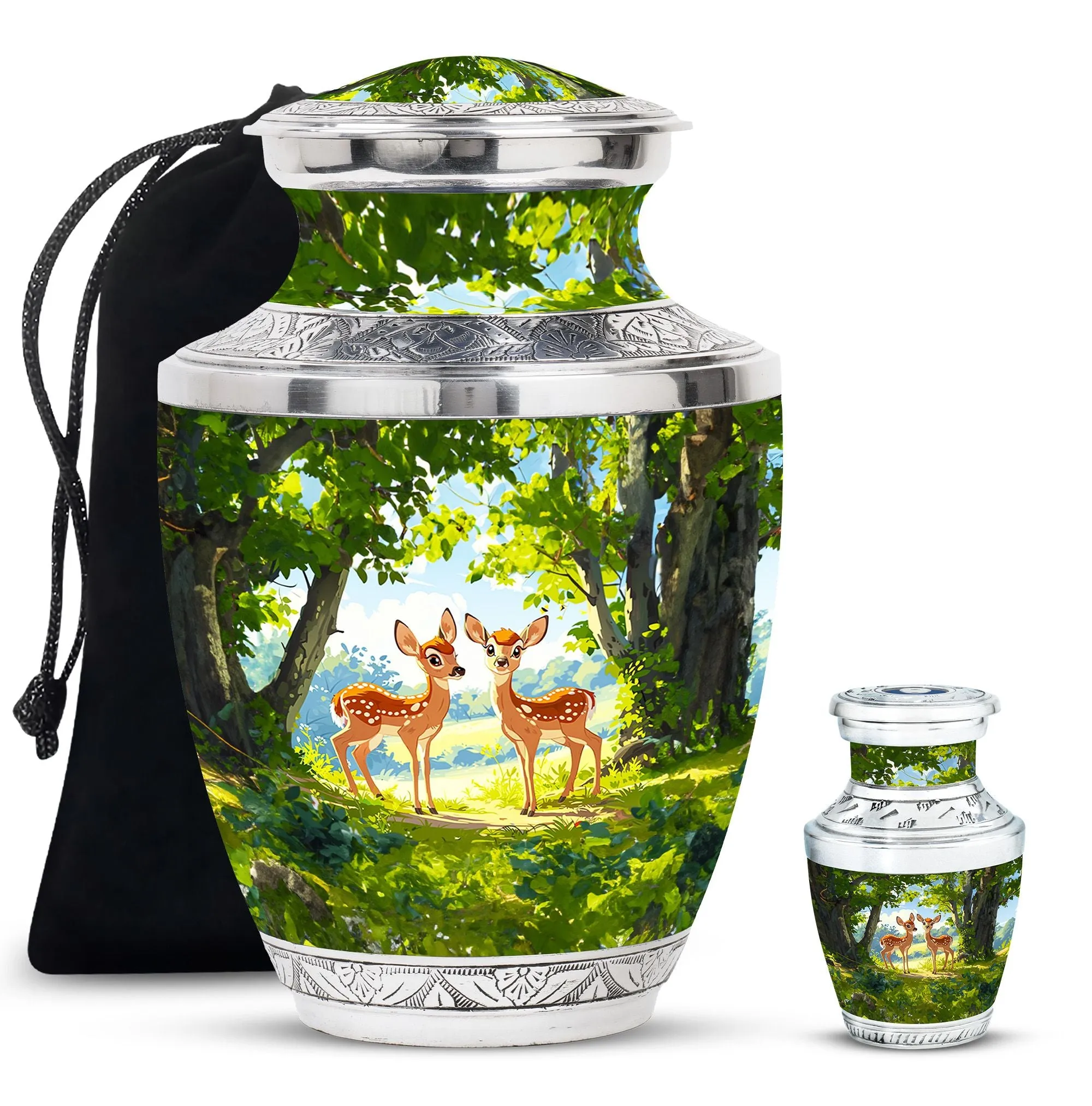 Deer Cremation Urns For Ashes Adult Male Large Memorial & Funeral Urn