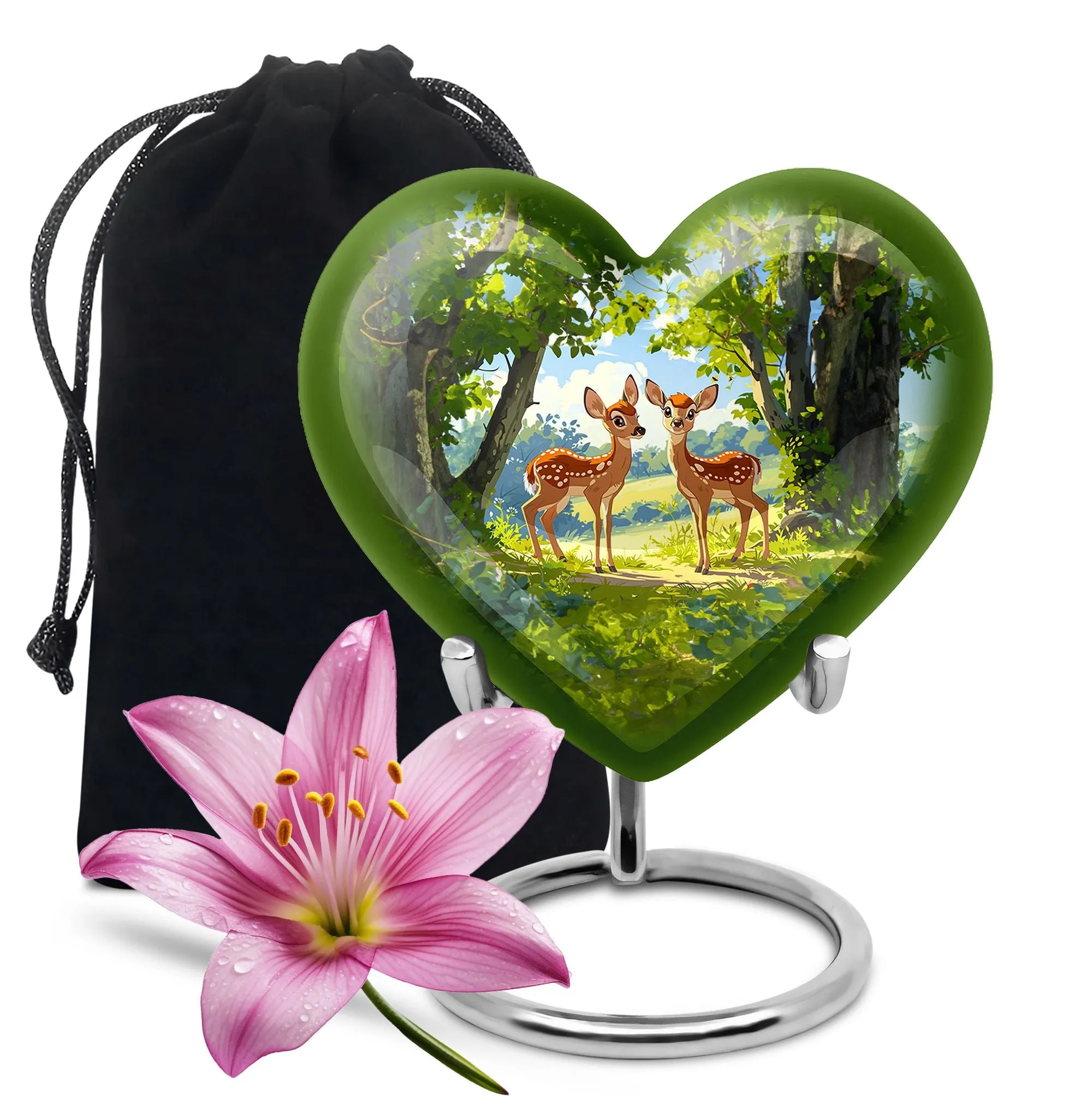 Deer Cremation Urns For Ashes Adult Male Large Memorial & Funeral Urn