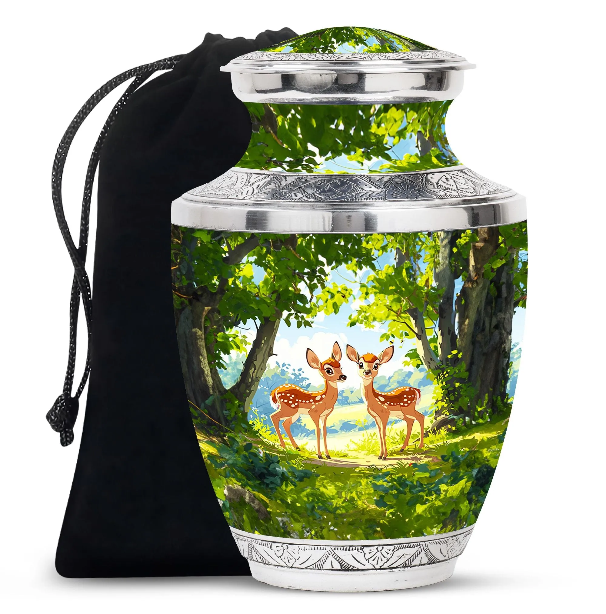 Deer Cremation Urns For Ashes Adult Male Large Memorial & Funeral Urn