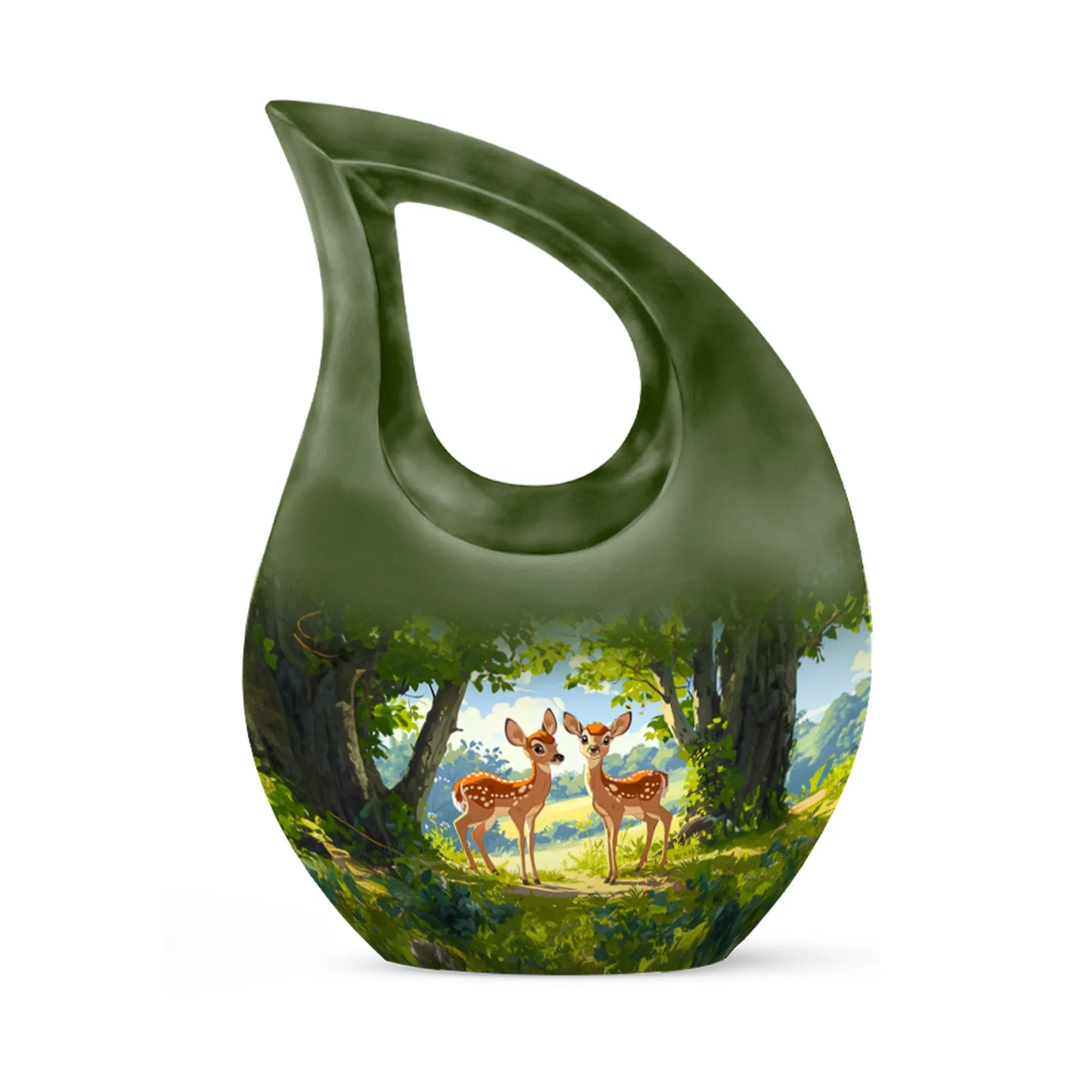 Deer Cremation Urns For Ashes Adult Male Large Memorial & Funeral Urn