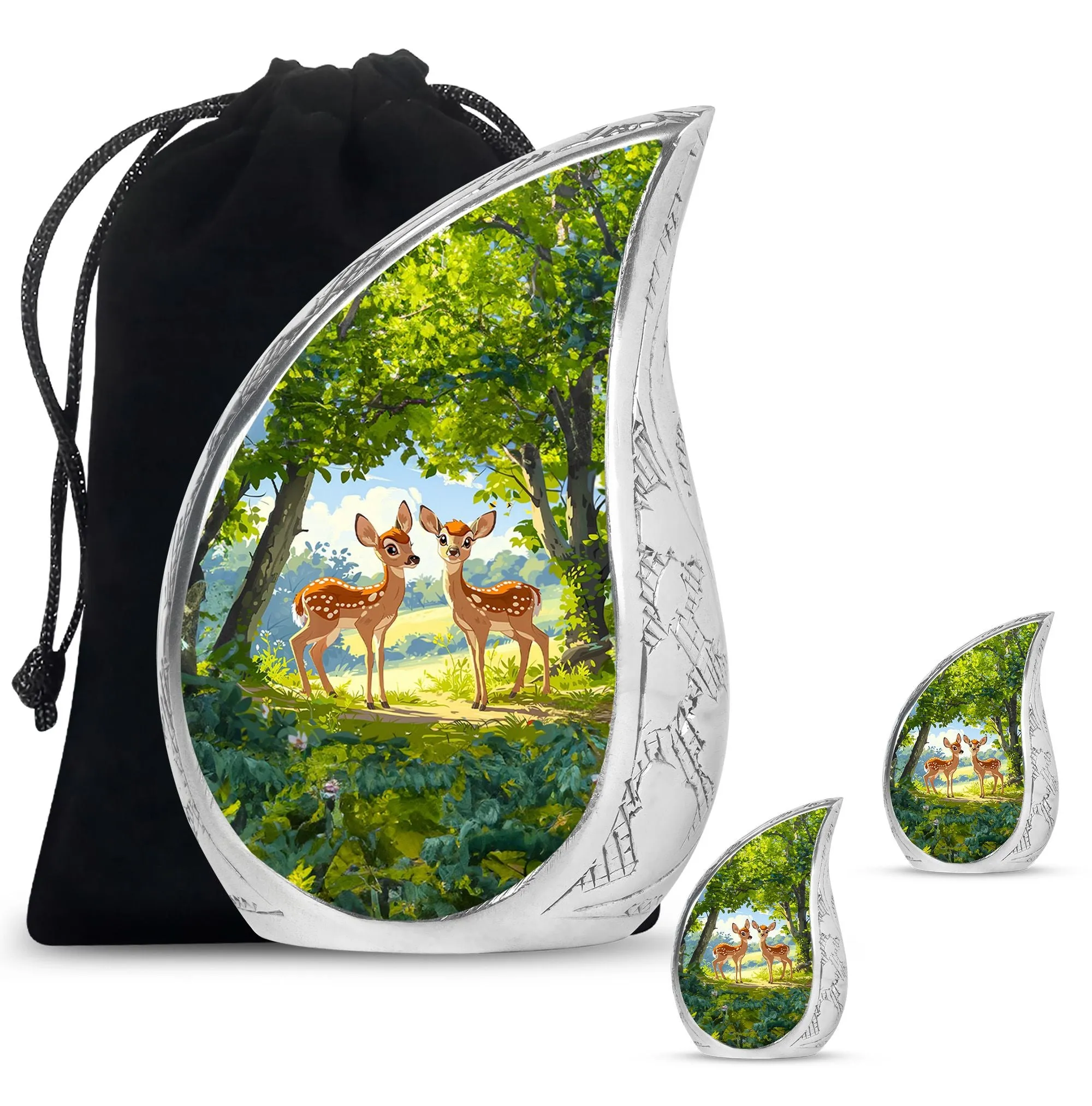Deer Cremation Urns For Ashes Adult Male Large Memorial & Funeral Urn