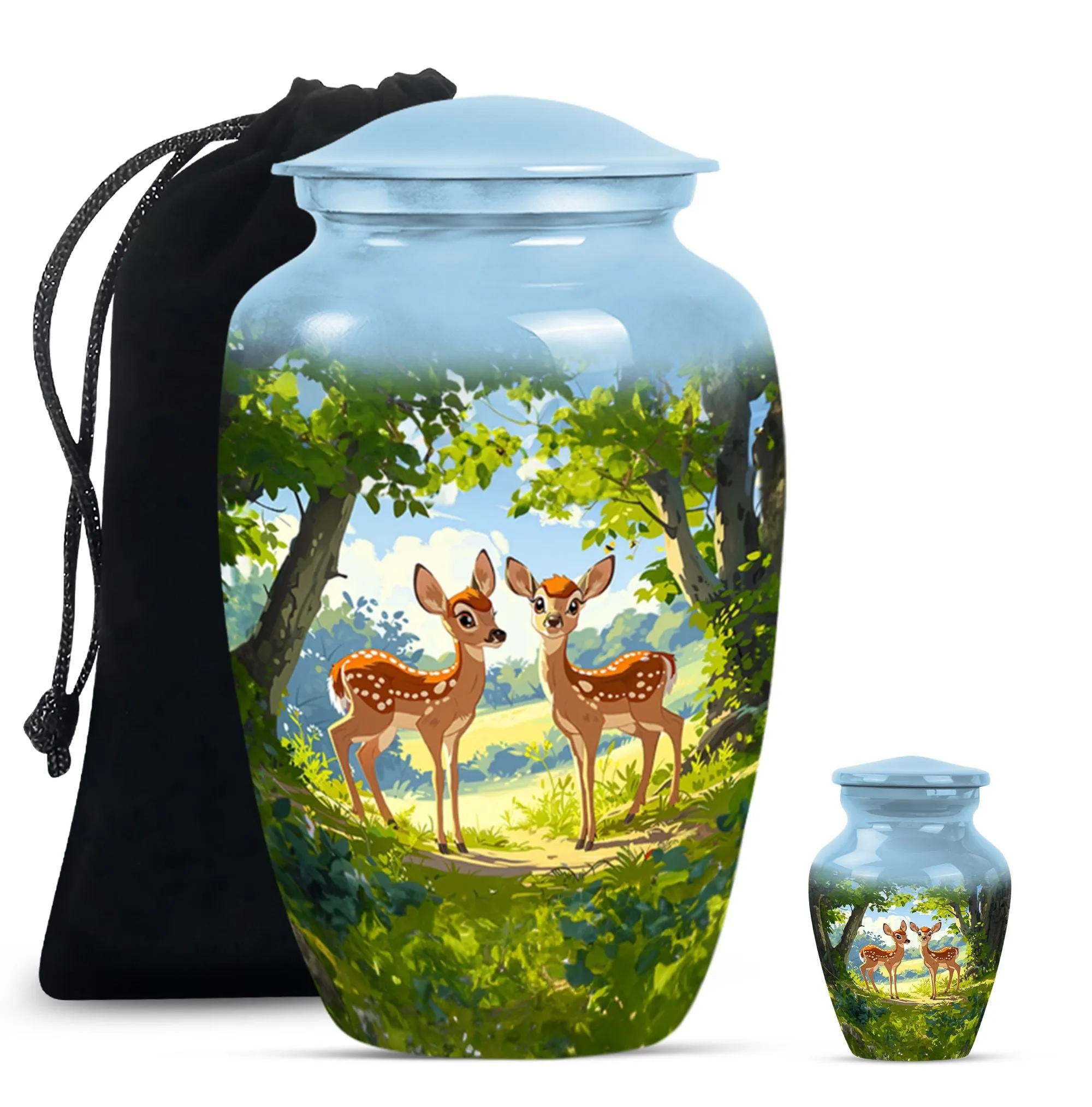 Deer Cremation Urns For Ashes Adult Male Large Memorial & Funeral Urn