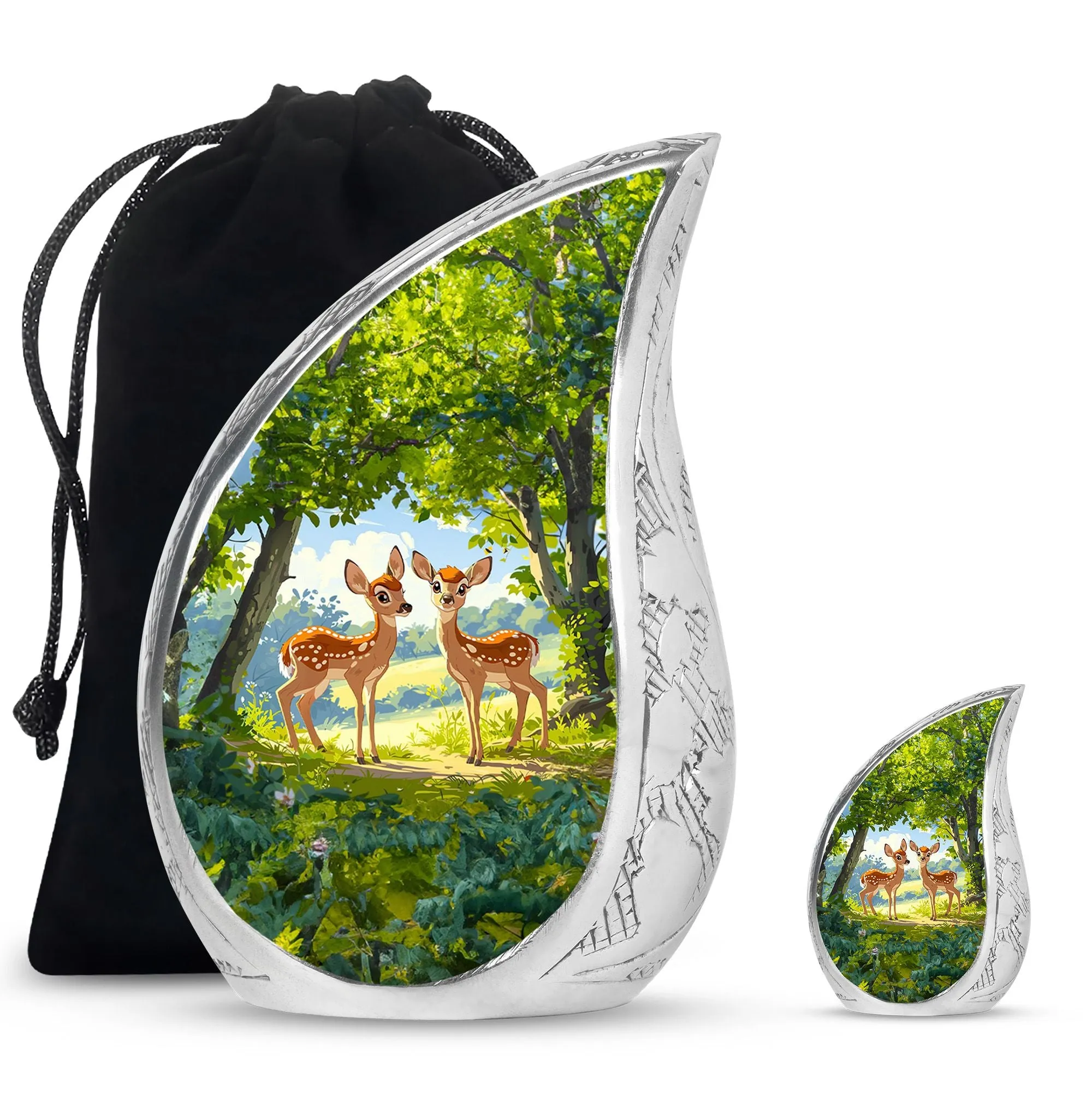 Deer Cremation Urns For Ashes Adult Male Large Memorial & Funeral Urn
