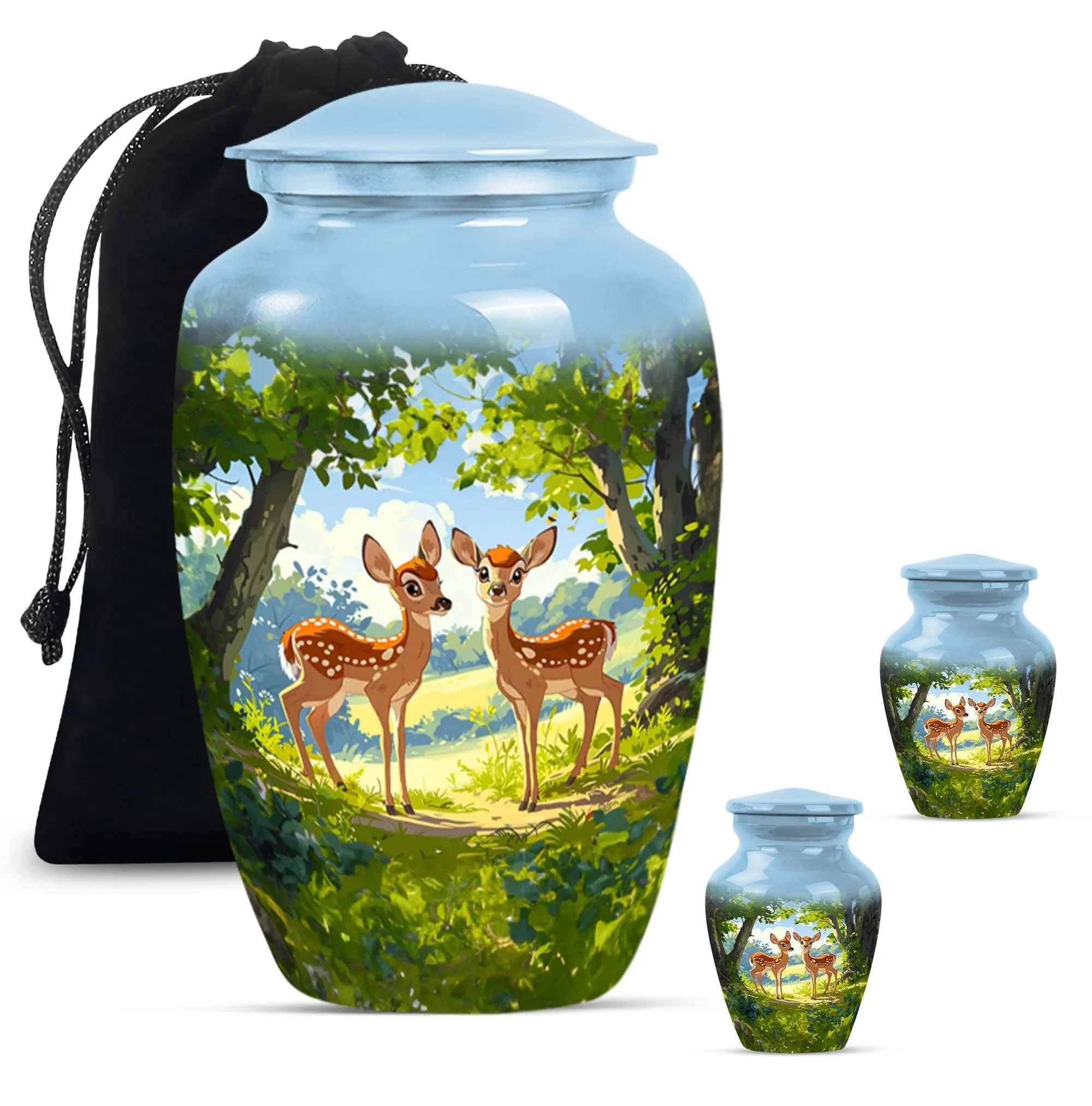 Deer Cremation Urns For Ashes Adult Male Large Memorial & Funeral Urn
