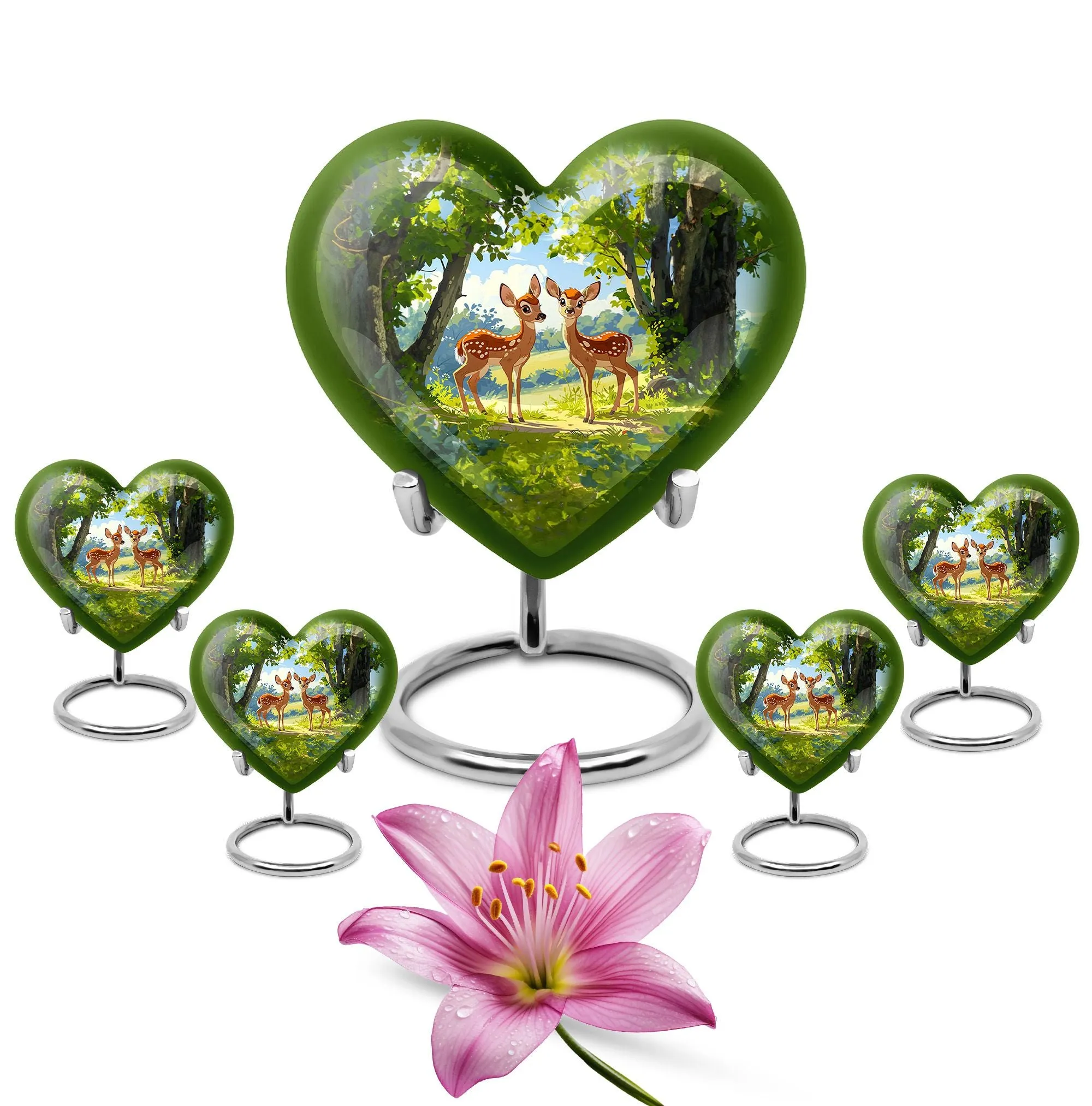 Deer Cremation Urns For Ashes Adult Male Large Memorial & Funeral Urn