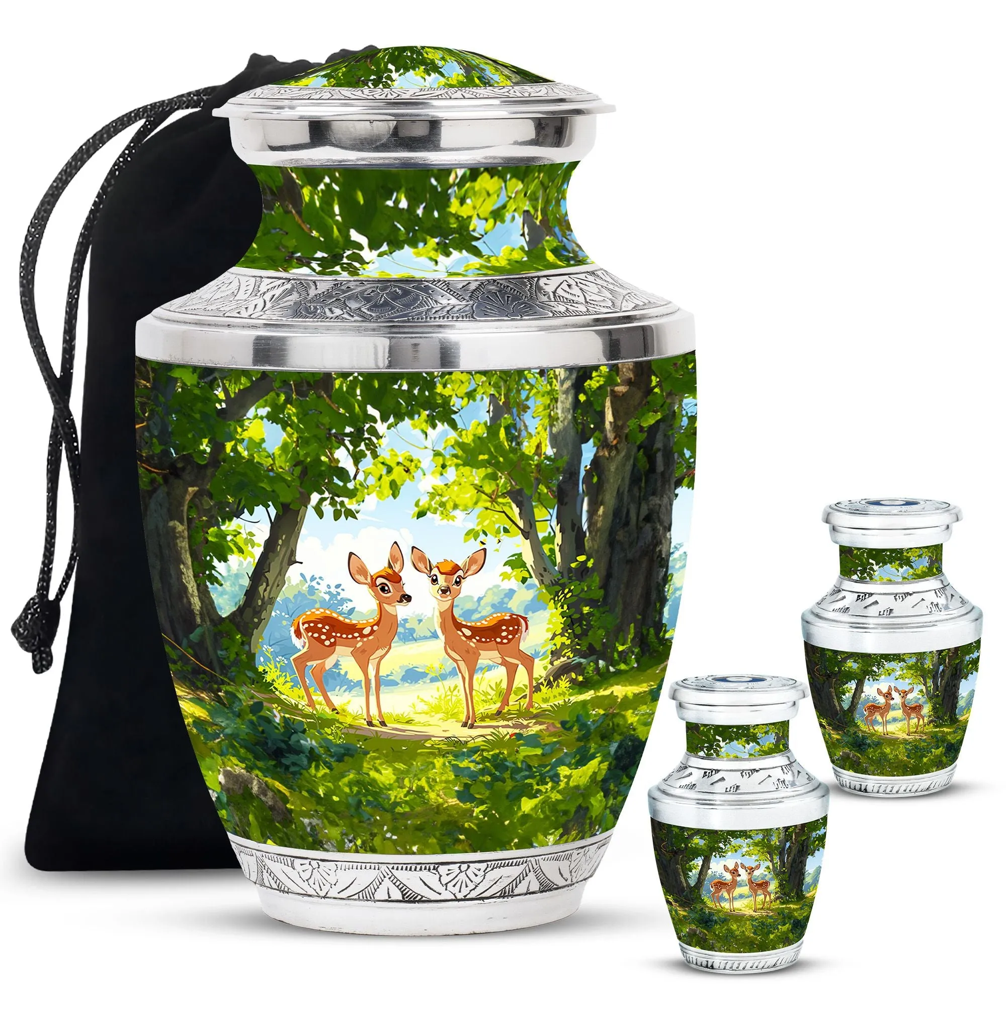 Deer Cremation Urns For Ashes Adult Male Large Memorial & Funeral Urn