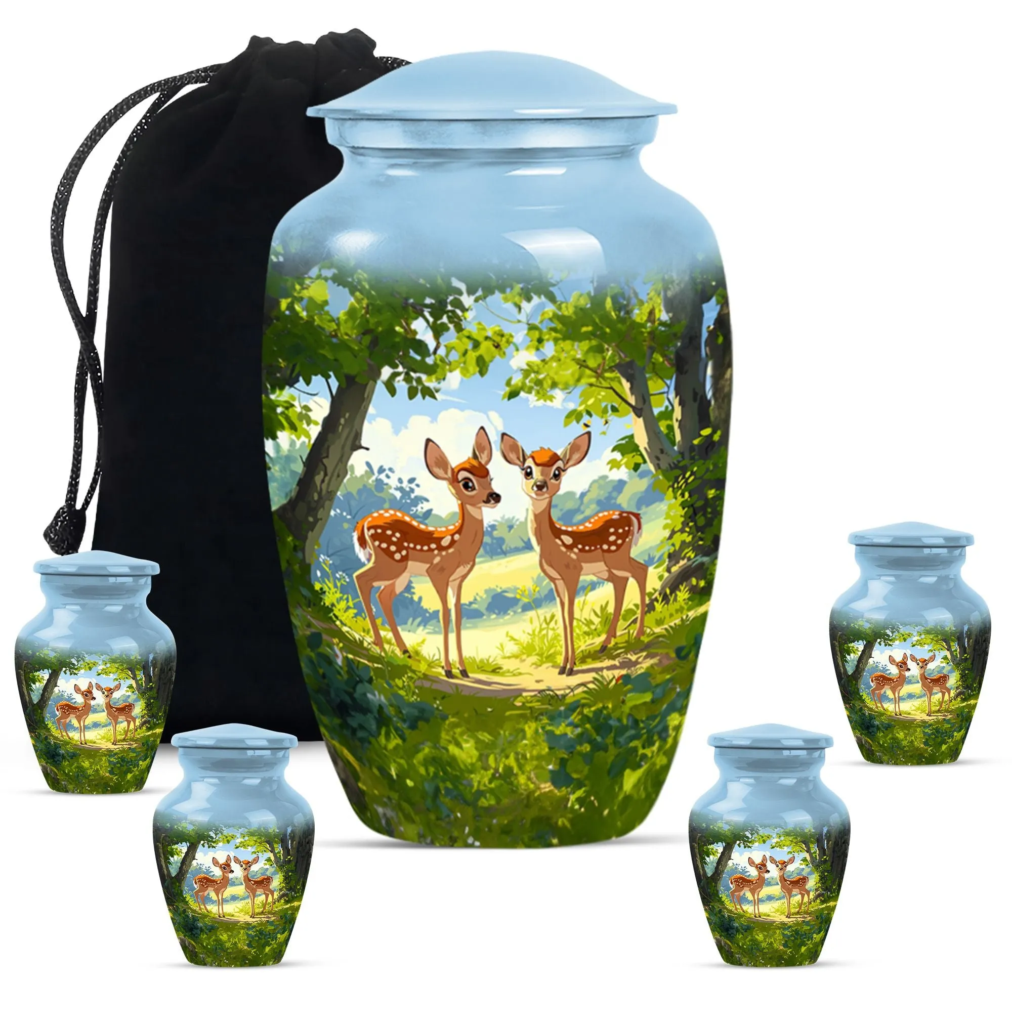 Deer Cremation Urns For Ashes Adult Male Large Memorial & Funeral Urn