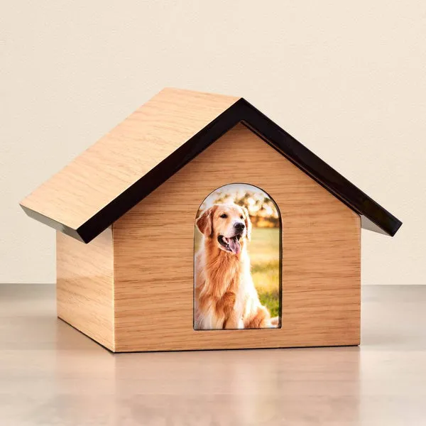 Dog House Urn - Memorial Photo Frame
