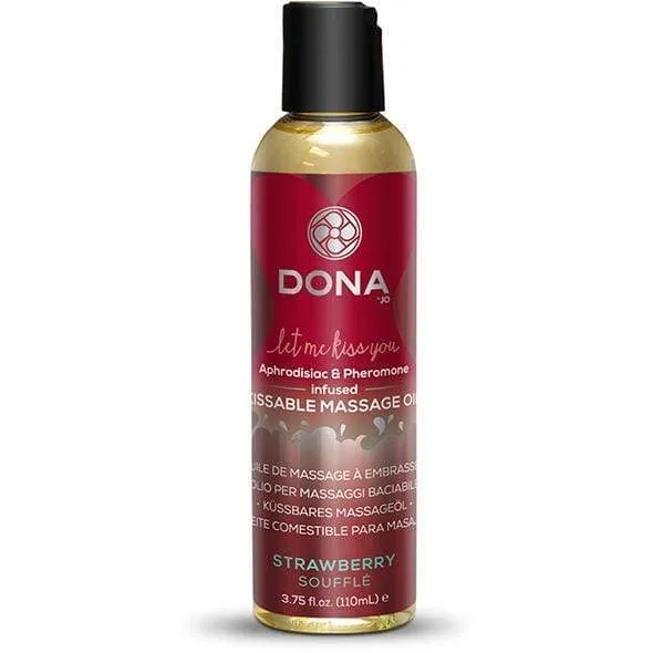 Dona - Let Me Kiss You Aphrodisiac and Pheromone Infused Kissable Massage Oil 3.75oz