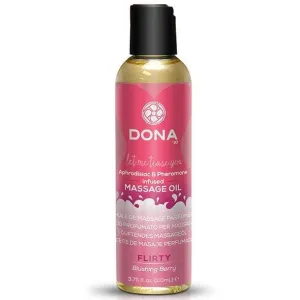 Dona - Let Me Tease You Aphrodisiac and Pheromone Infused Flirty  Blushing Berry Massage Oil 3.75oz