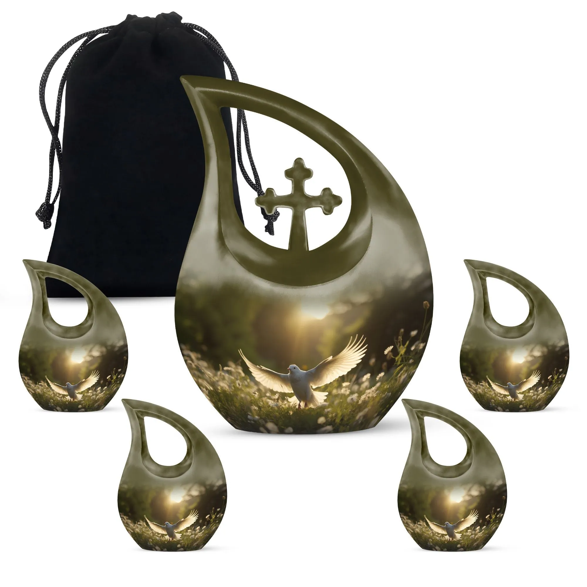 Dove Bird Tribute - Adult Cremation Urn bringing Peace and Solace