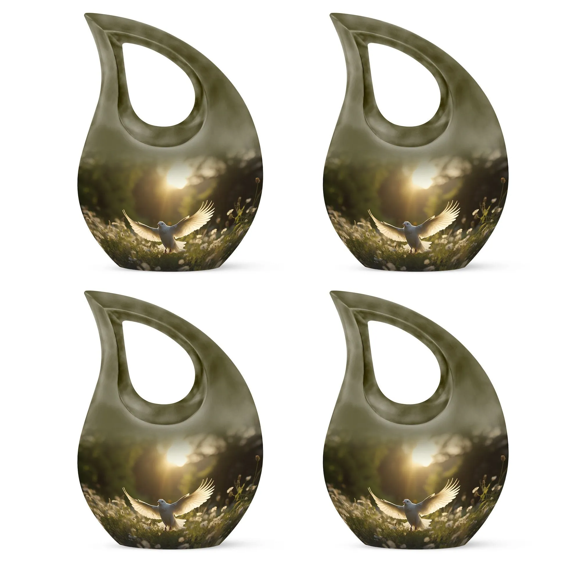 Dove Bird Tribute - Adult Cremation Urn bringing Peace and Solace