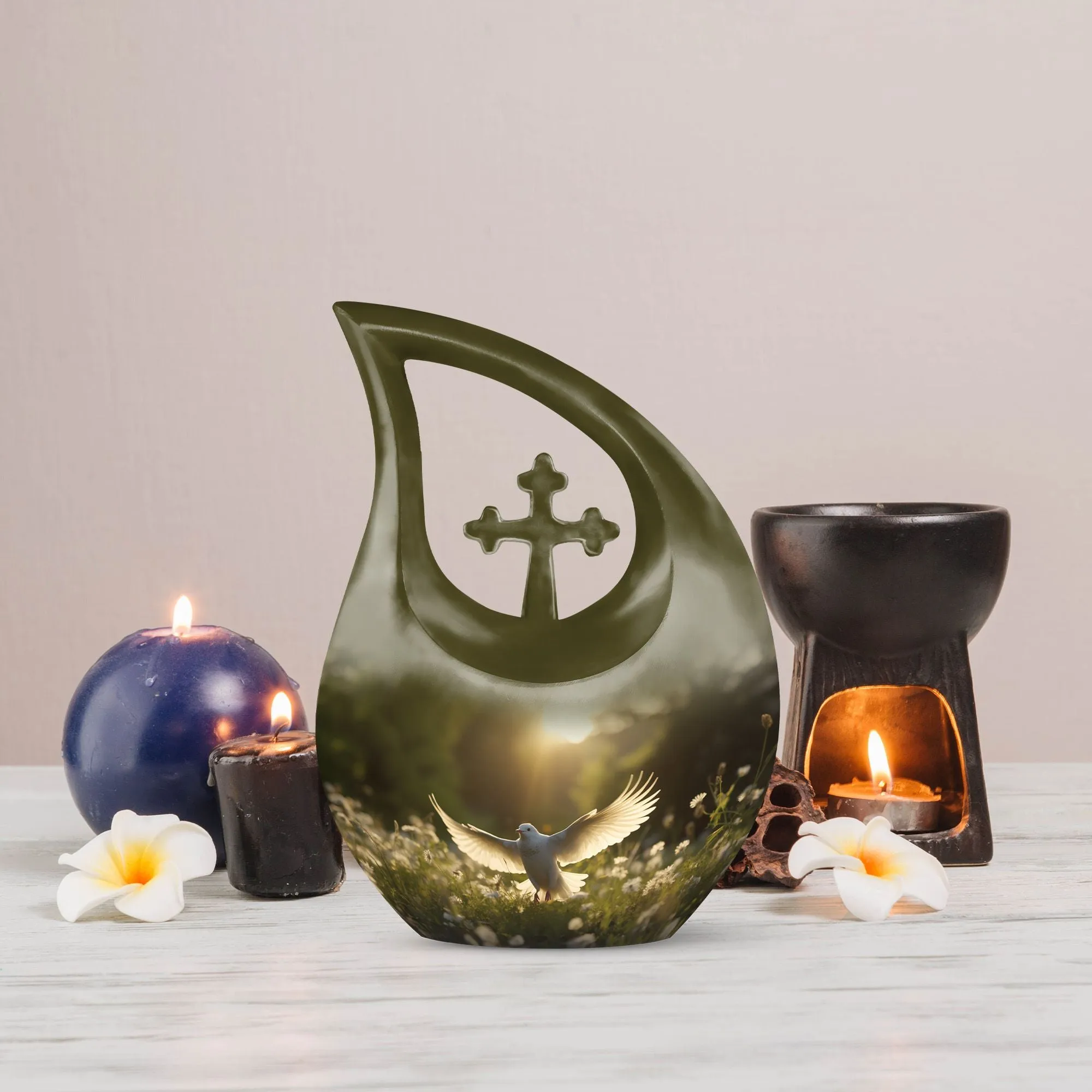 Dove Bird Tribute - Adult Cremation Urn bringing Peace and Solace