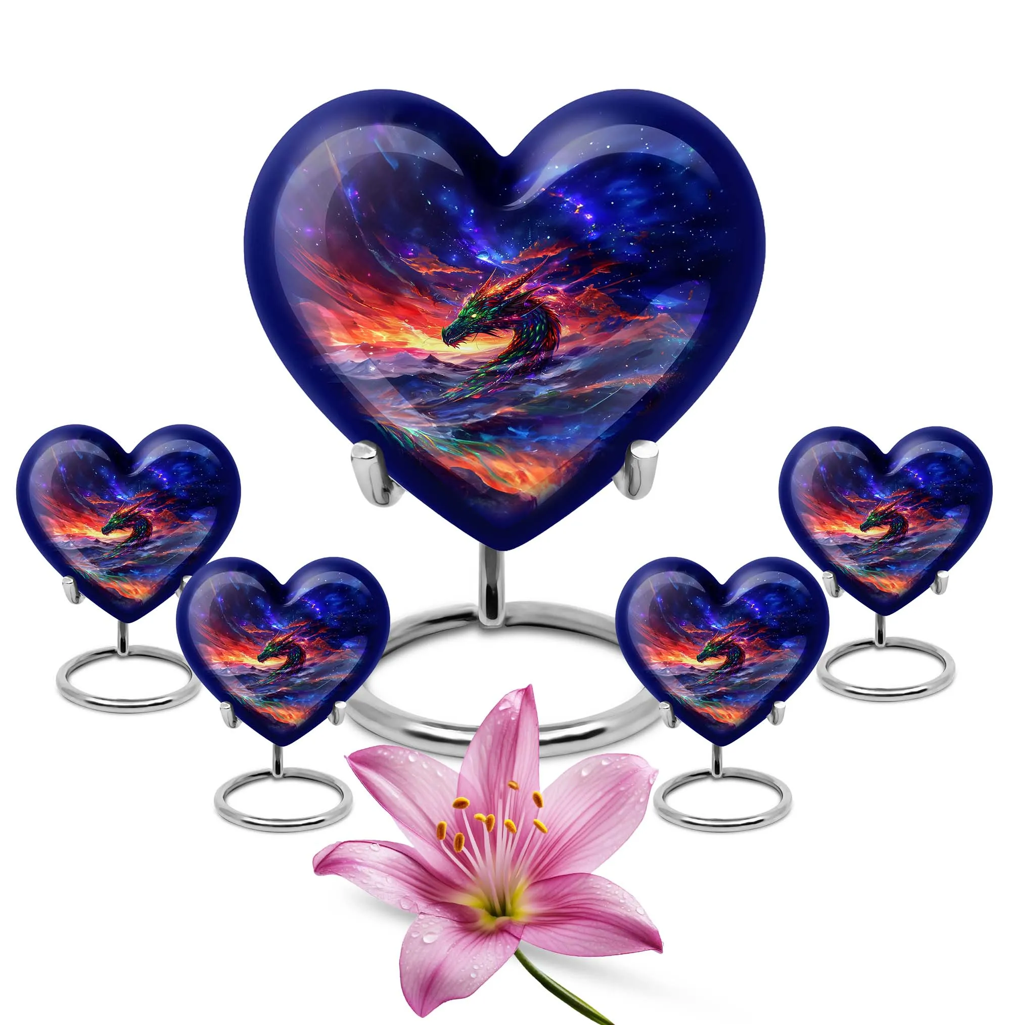 Dragon Tribute Symbolic Funeral & Memorial Urn for Beloved Mother