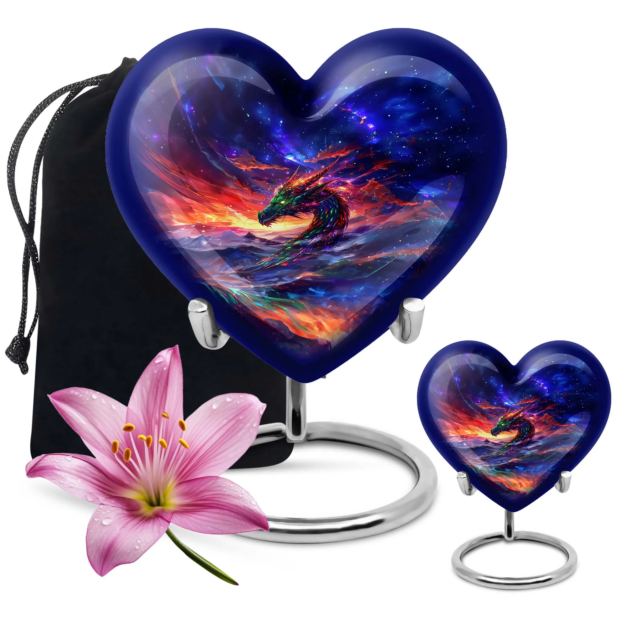 Dragon Tribute Symbolic Funeral & Memorial Urn for Beloved Mother