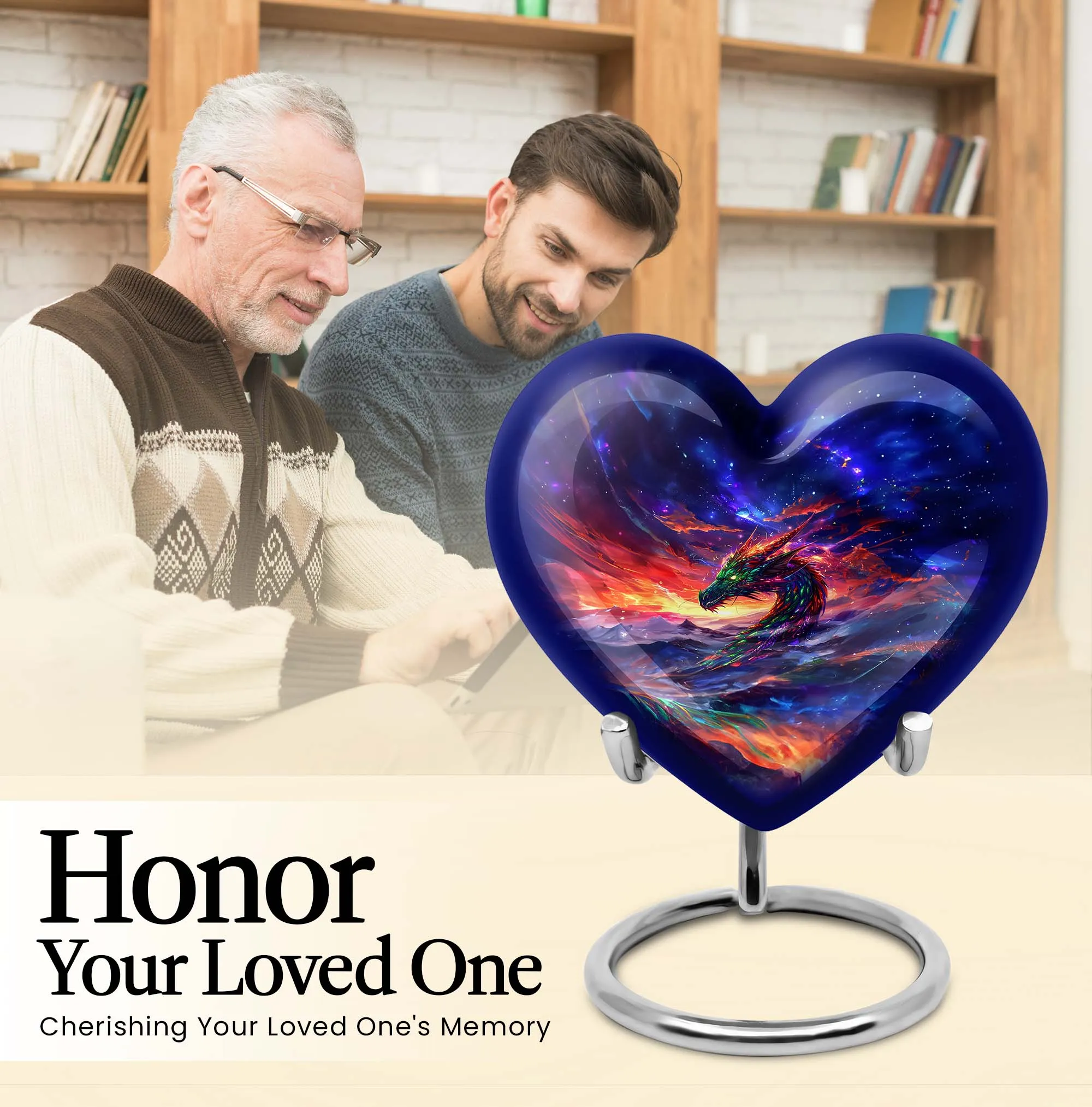 Dragon Tribute Symbolic Funeral & Memorial Urn for Beloved Mother