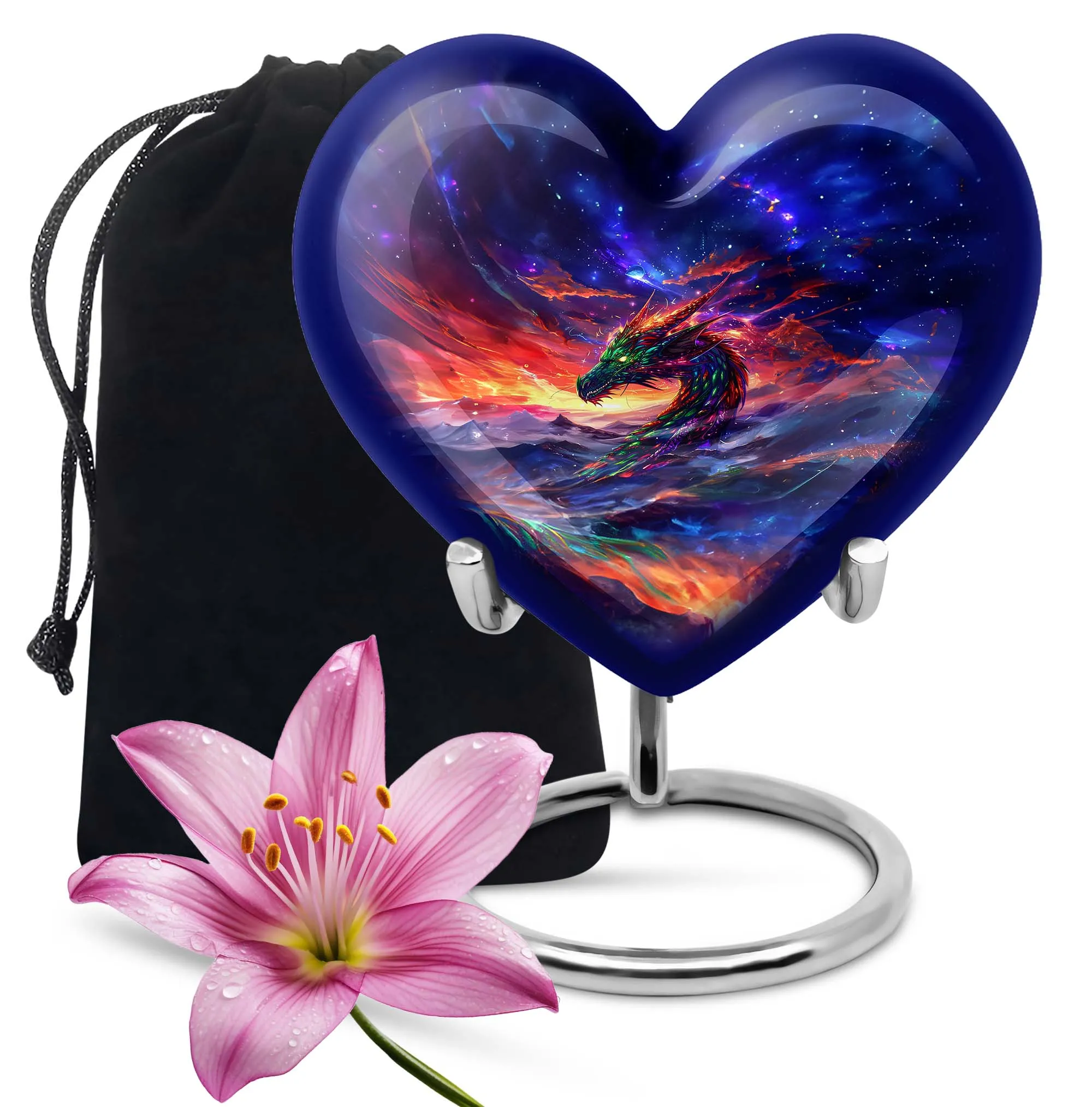Dragon Tribute Symbolic Funeral & Memorial Urn for Beloved Mother
