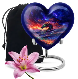 Dragon Tribute Symbolic Funeral & Memorial Urn for Beloved Mother