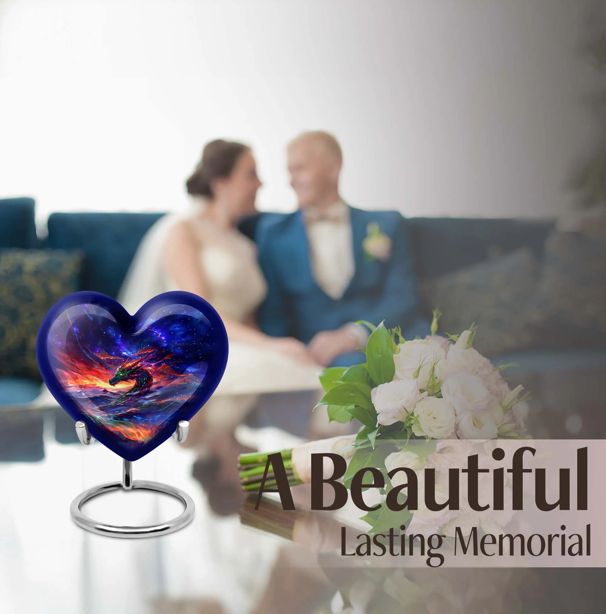 Dragon Tribute Symbolic Funeral & Memorial Urn for Beloved Mother