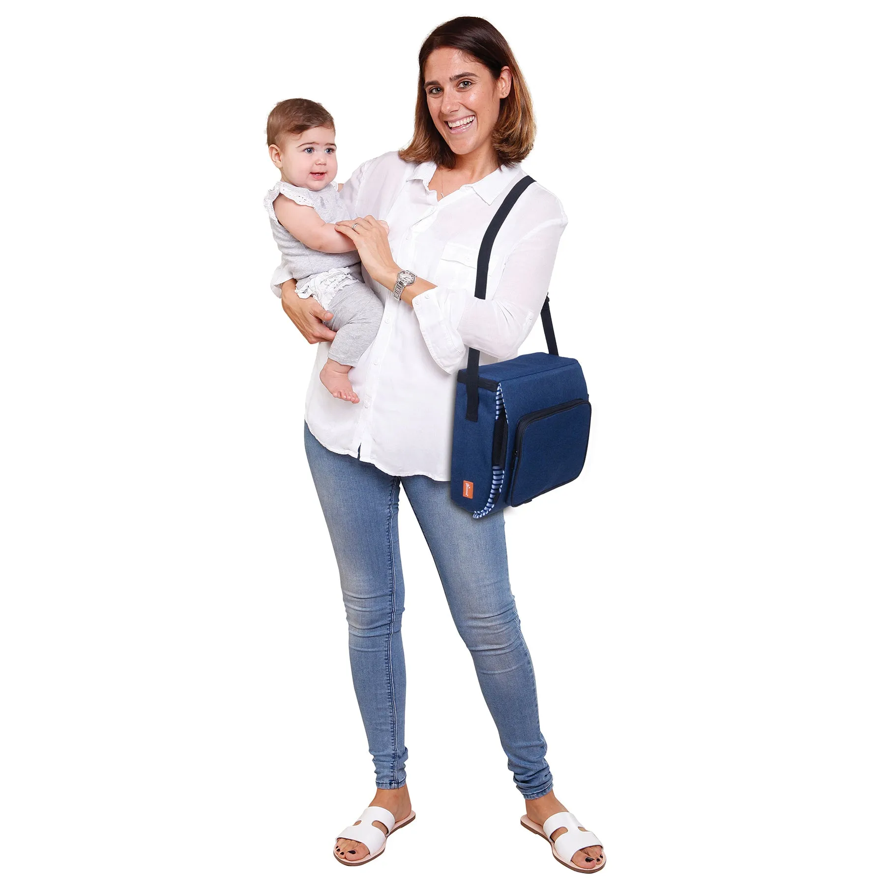 Dreambaby® Grab 'N Go Booster Seat - Navy: Portable Dining Delight