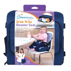Dreambaby® Grab 'N Go Booster Seat - Navy: Portable Dining Delight