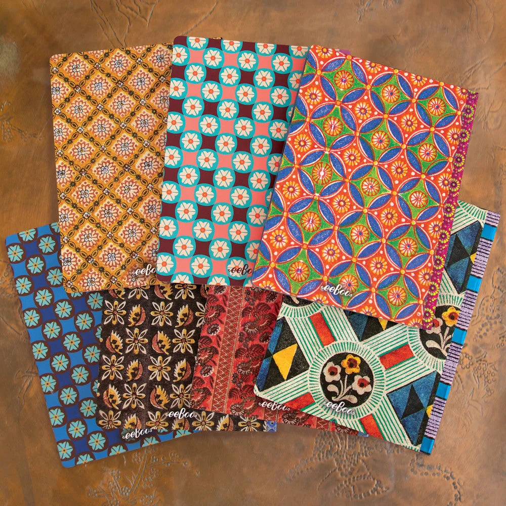 eeBoo Piece & Love Saxton's Gilded Journal - Colorful Hardcover Diary