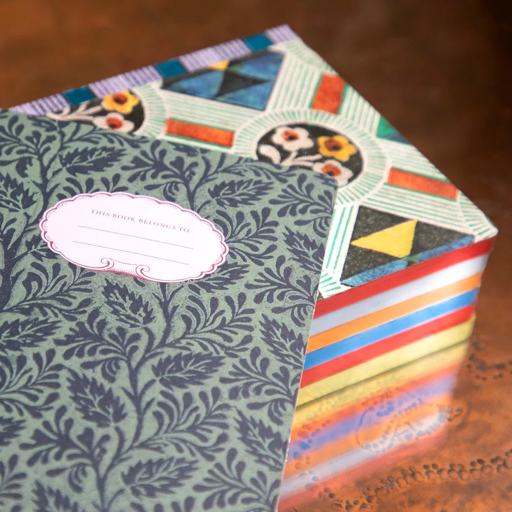 eeBoo Piece & Love Saxton's Gilded Journal - Colorful Hardcover Diary
