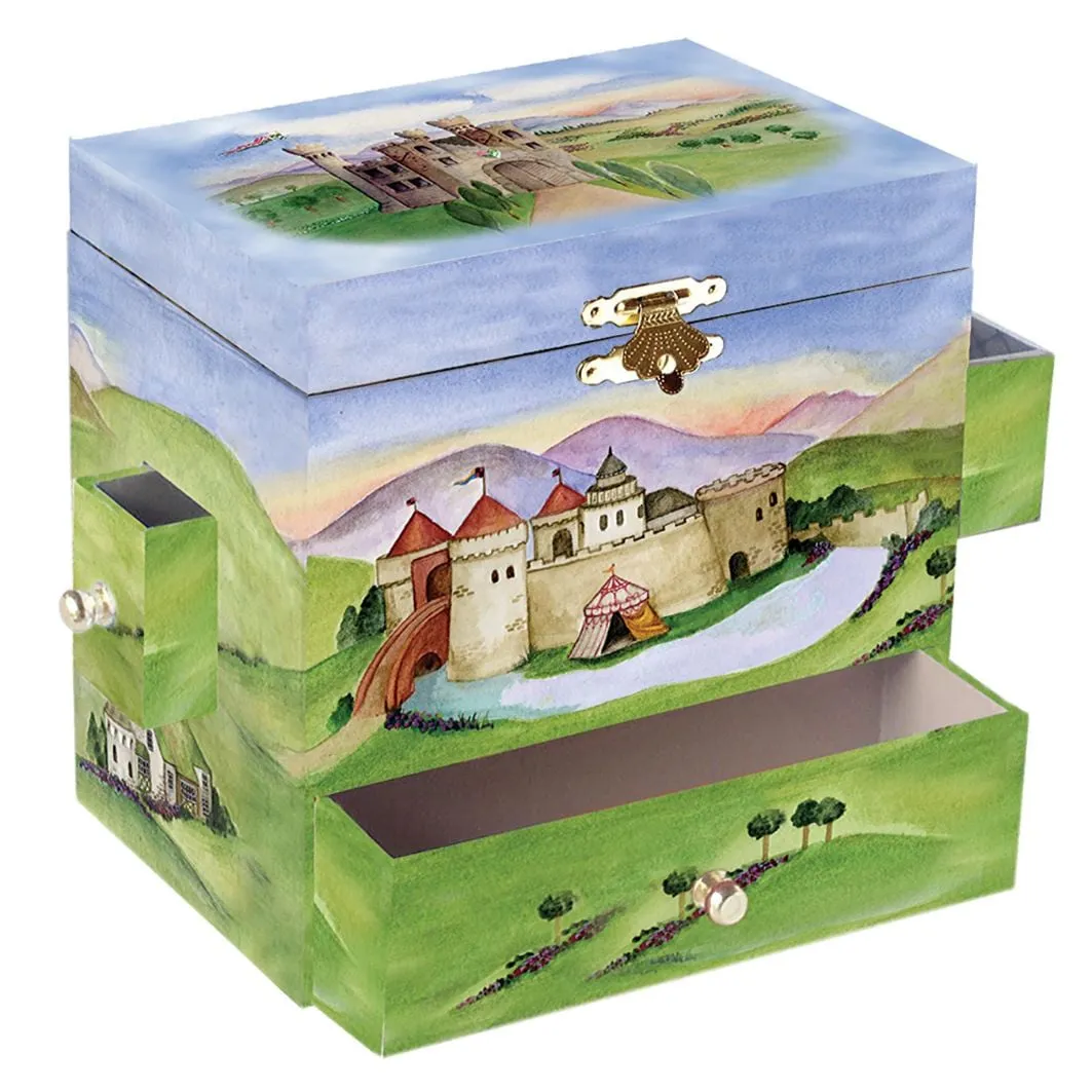 Enchantmints Dragon Castle Musical Jewelry Box for Girls